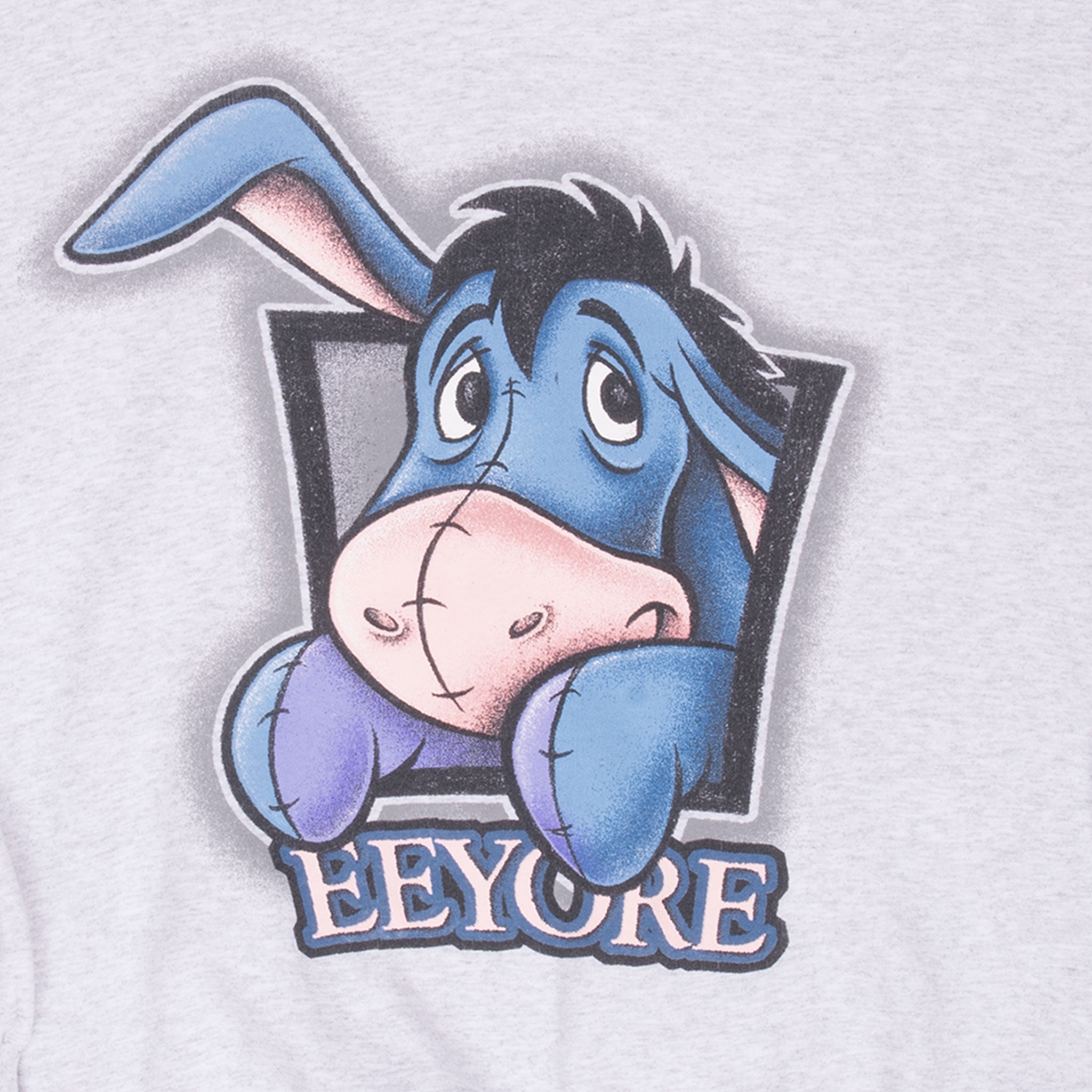 Vintage Disney Eeyore 1990S Grey Sweatshirt Size 2XL Made In Usa