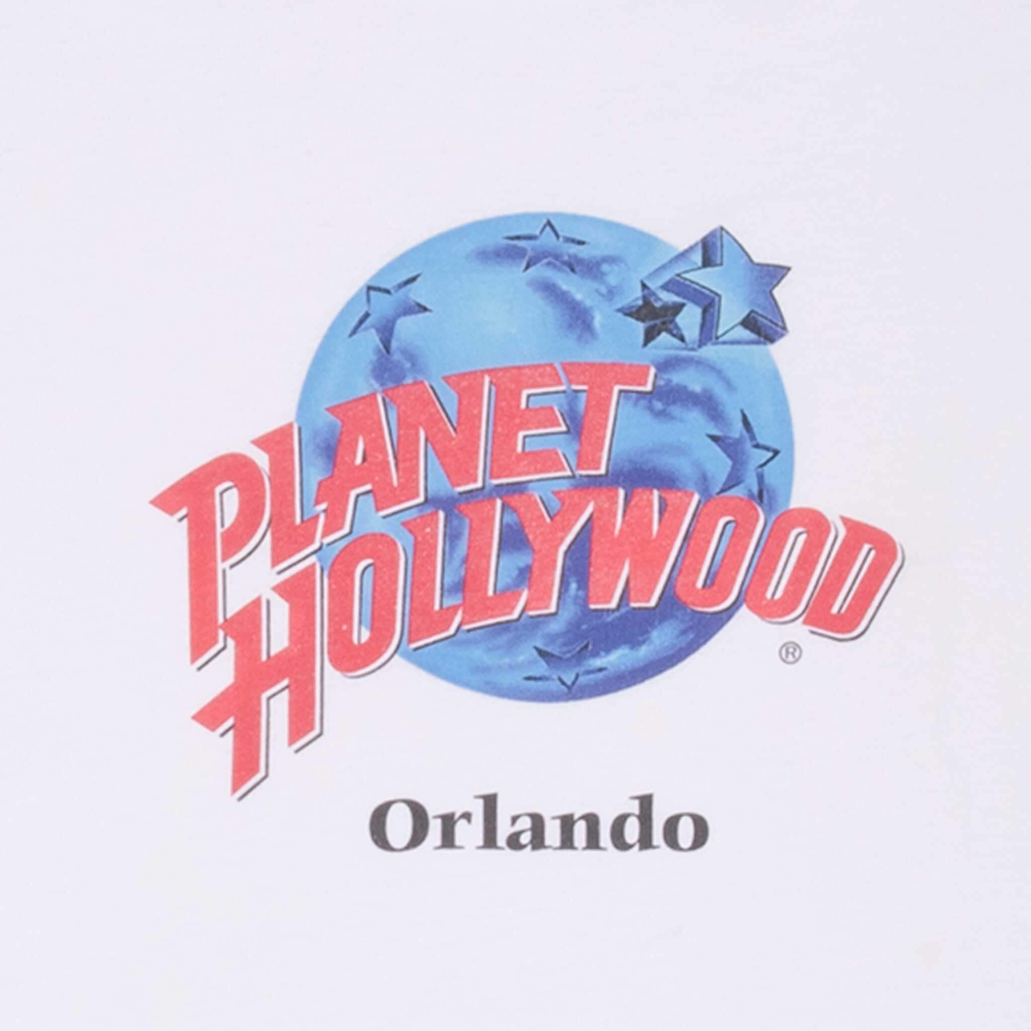 Vintage Planet Hollywood Orlando 1991 Tee Shirt Size XL Made In Usa