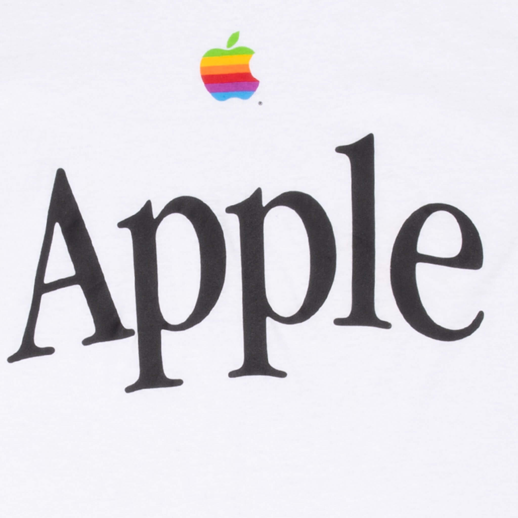 Vintage Apple Computers 1980S Hanes Tee Shirt Size Medium Made In Usa With Single Stitch Sleeves