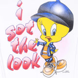 Vintage Looney Tunes Tweety I Got The Look 1996 Sweatshirt Size XL Made In USA