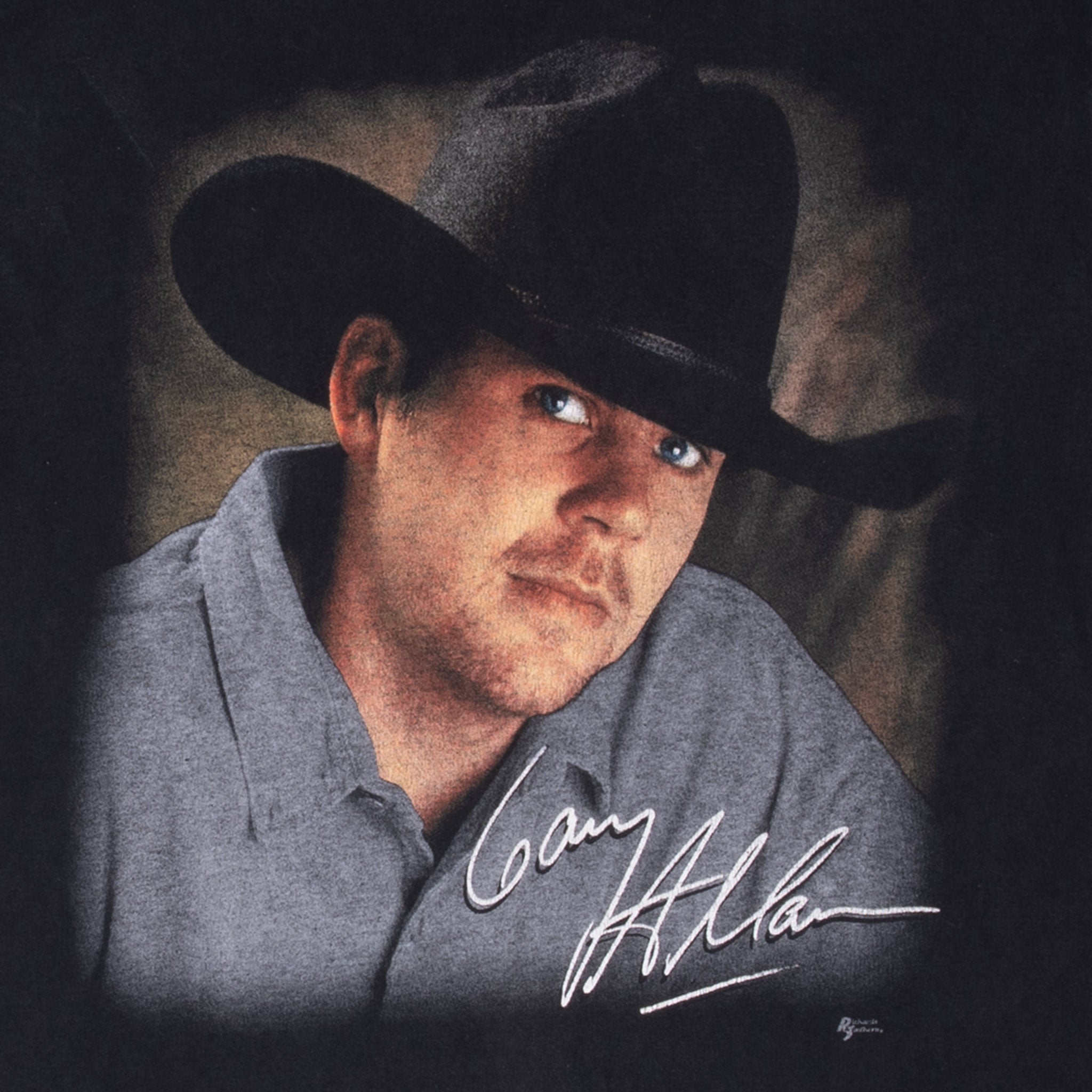 Vintage Gary Allan 1990S Tultex Tee Shirt Size Large