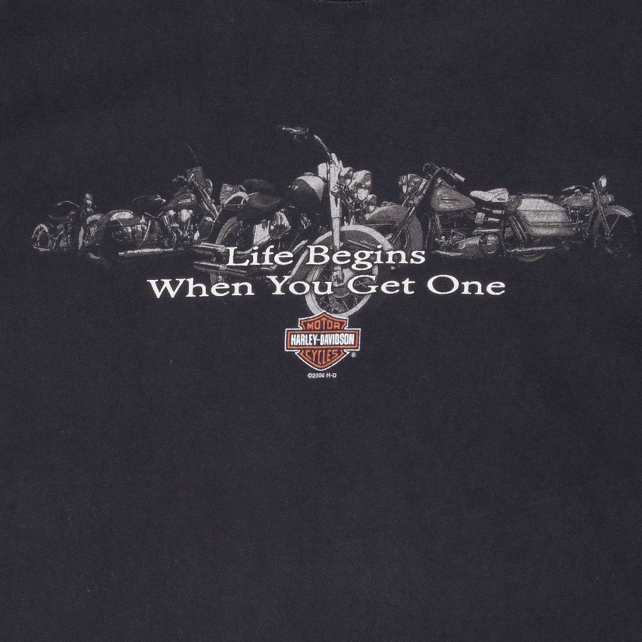 Vintage Harley Davidson Fort Wayne Indiana 2006 Tee Shirt Size XL