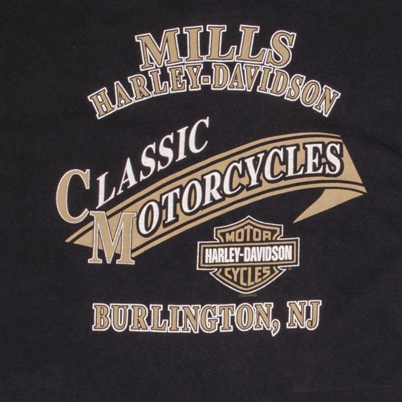 Vintage Harley Davidson Burlington Nj 2005 Tank Top Tee Shirt Size XL