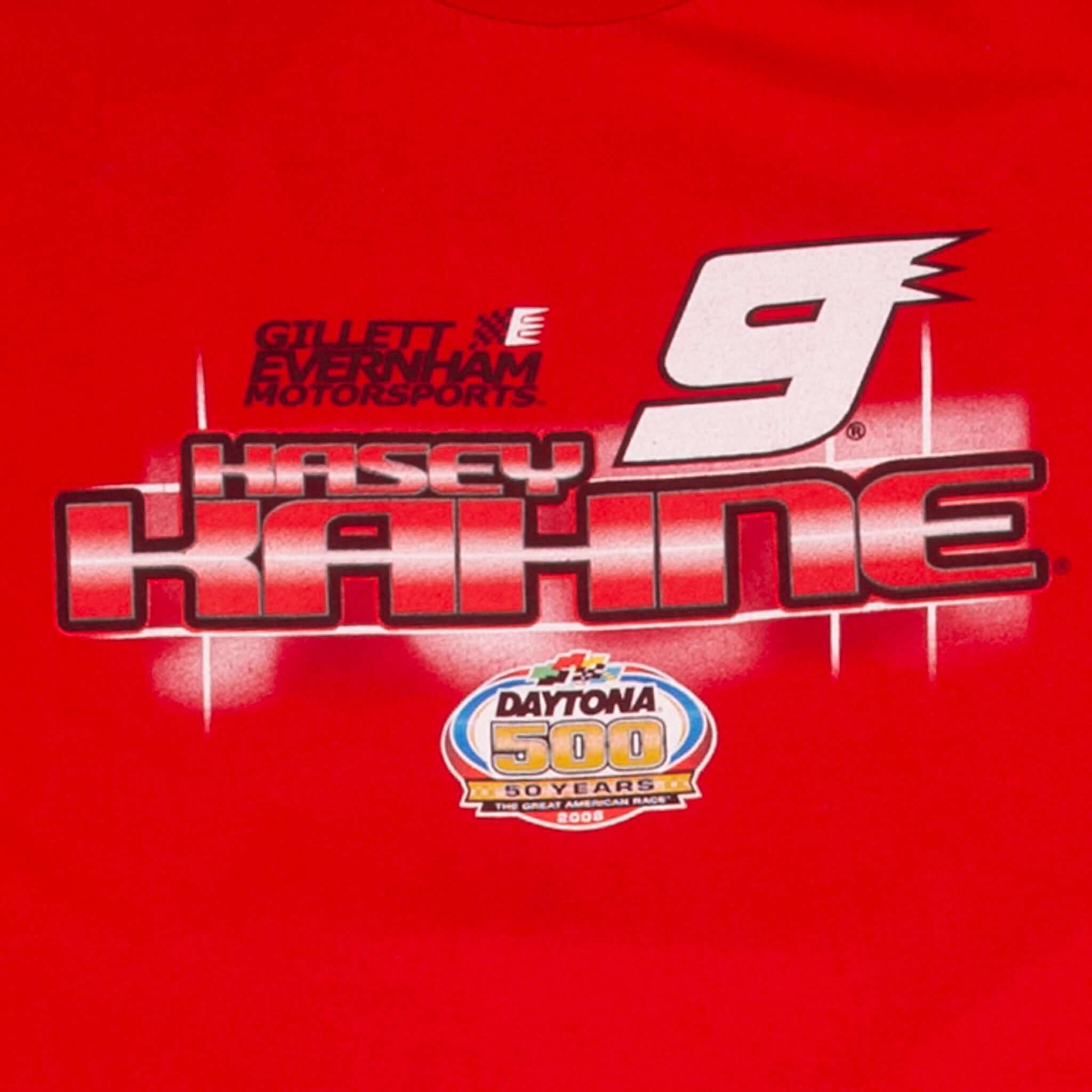 Vintage Nascar Kasey Kahne Budweiser 2000S Tee Shirt Size Large