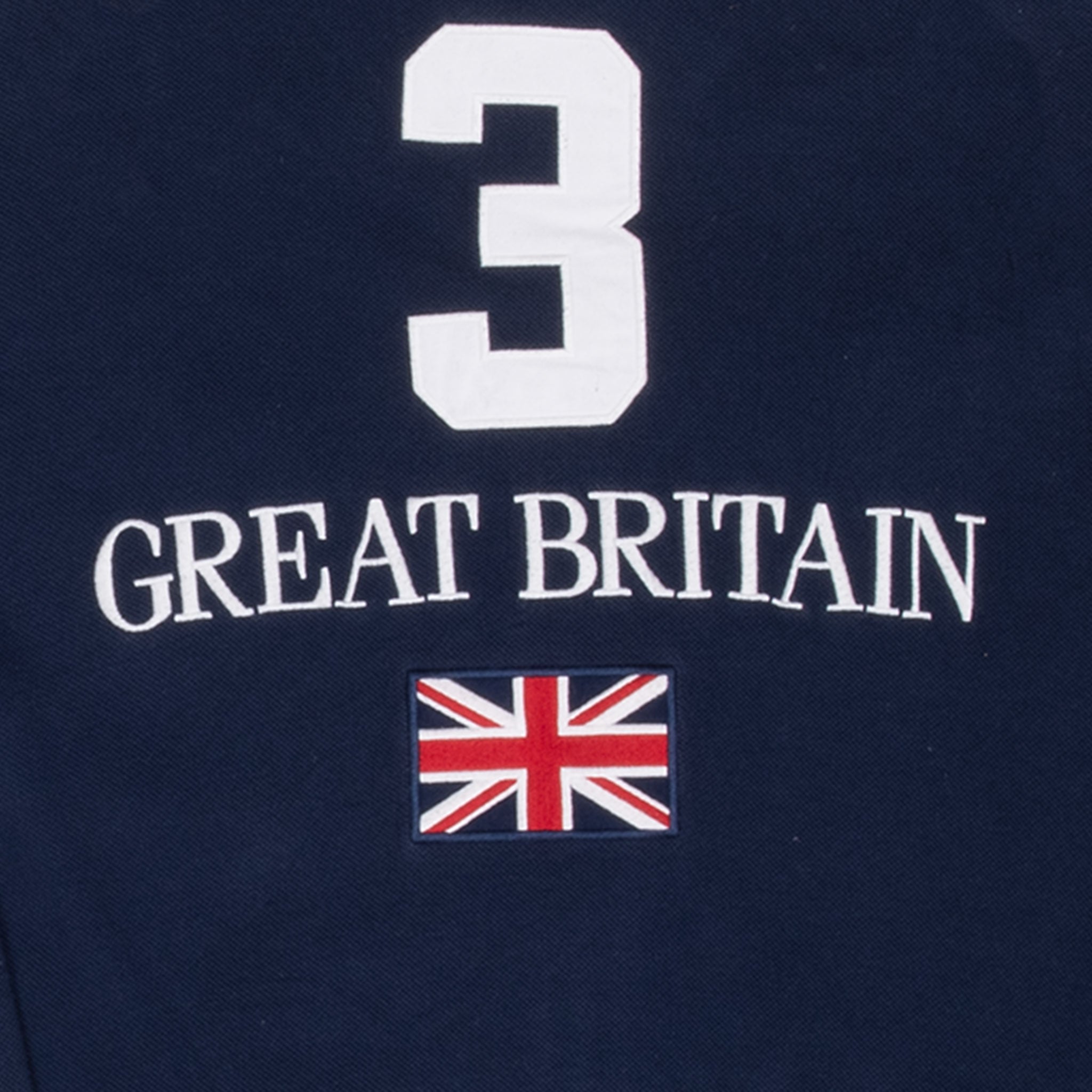 Vintage Ralph Lauren Great Britain Full Zip Blue Sweatshirt 1990S Size Large