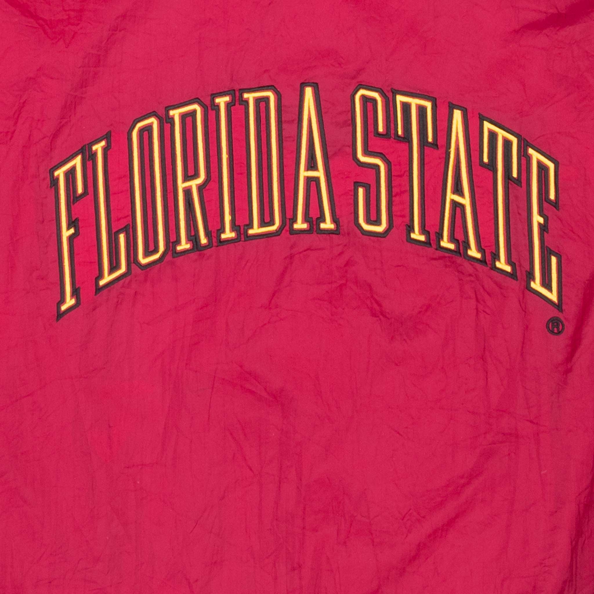 Vintage Ncaa Florida State Seminoles Heavy Pullover Heavy Jacket Size XL 1990S