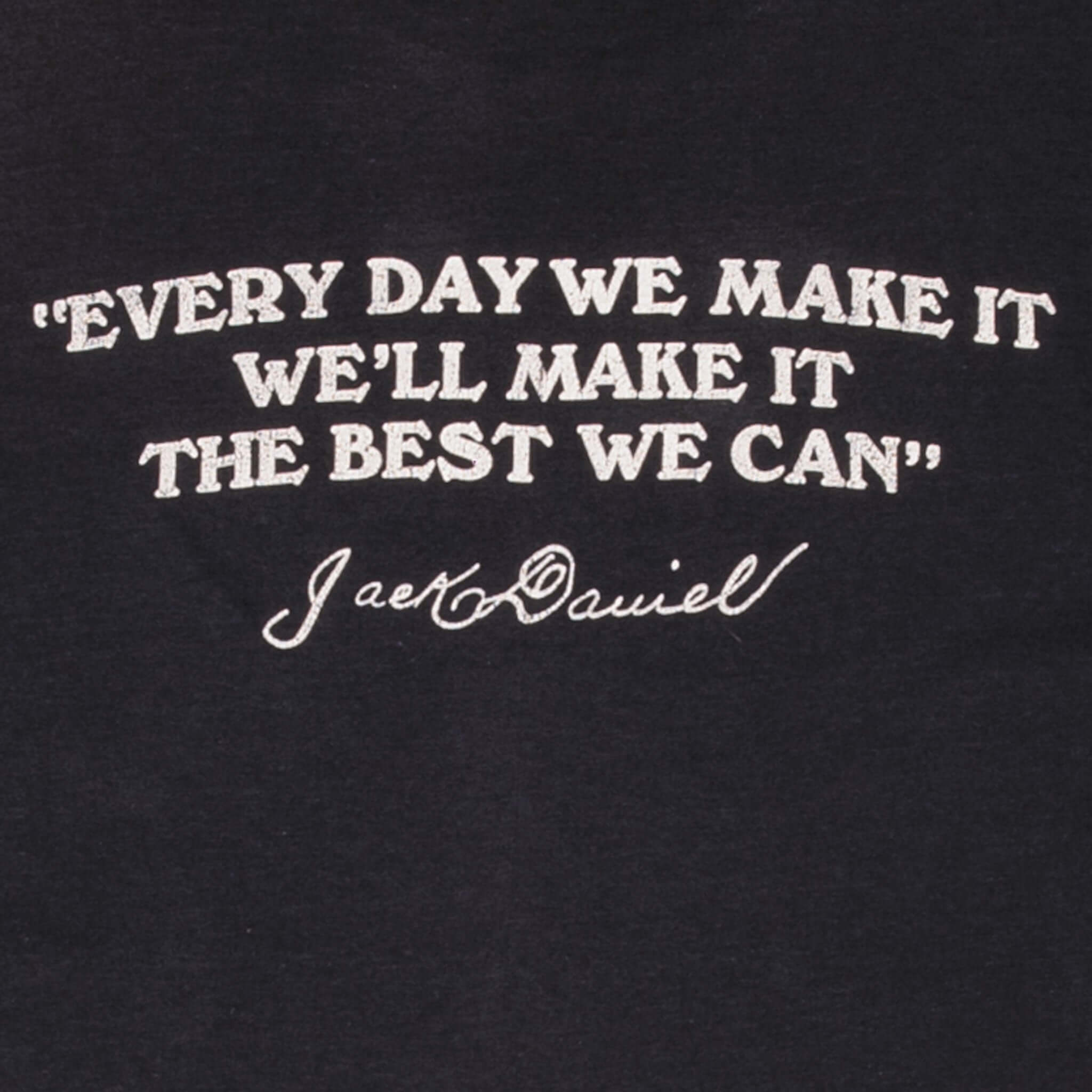 Vintage Jack Daniel's Tennessee Whiskey Tee Shirt 1980S Size Medium Made In Usa With Single Stitch Sleeves