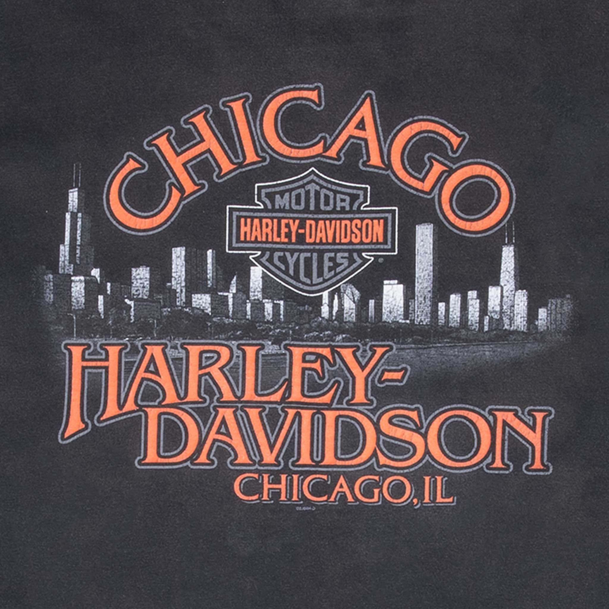 Vintage Harley Davidson Chicago Tee Shirt 2004 Size XL