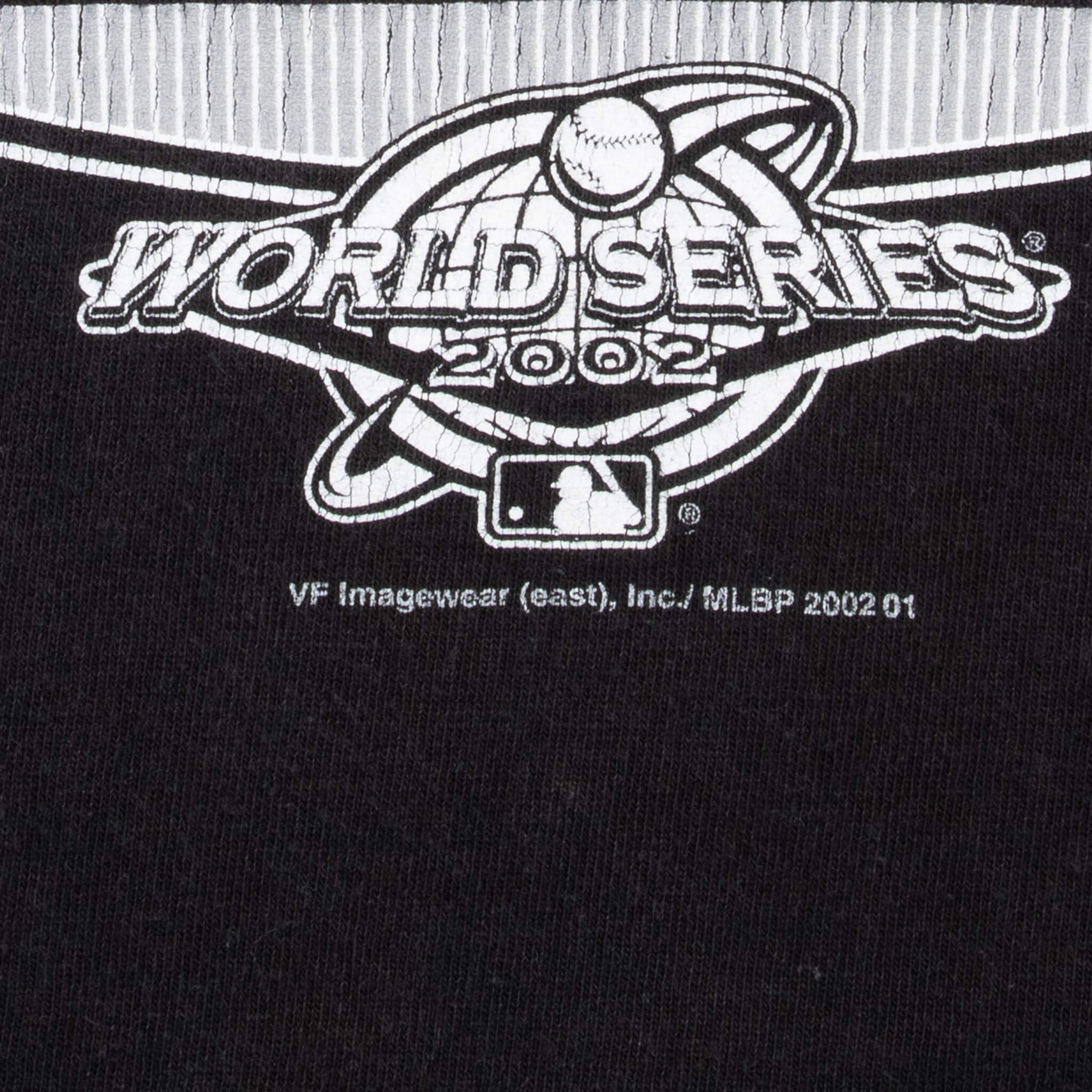 Vintage Mlb San Francisco Giants World Series 2002 Black Tee Shirt Size XL