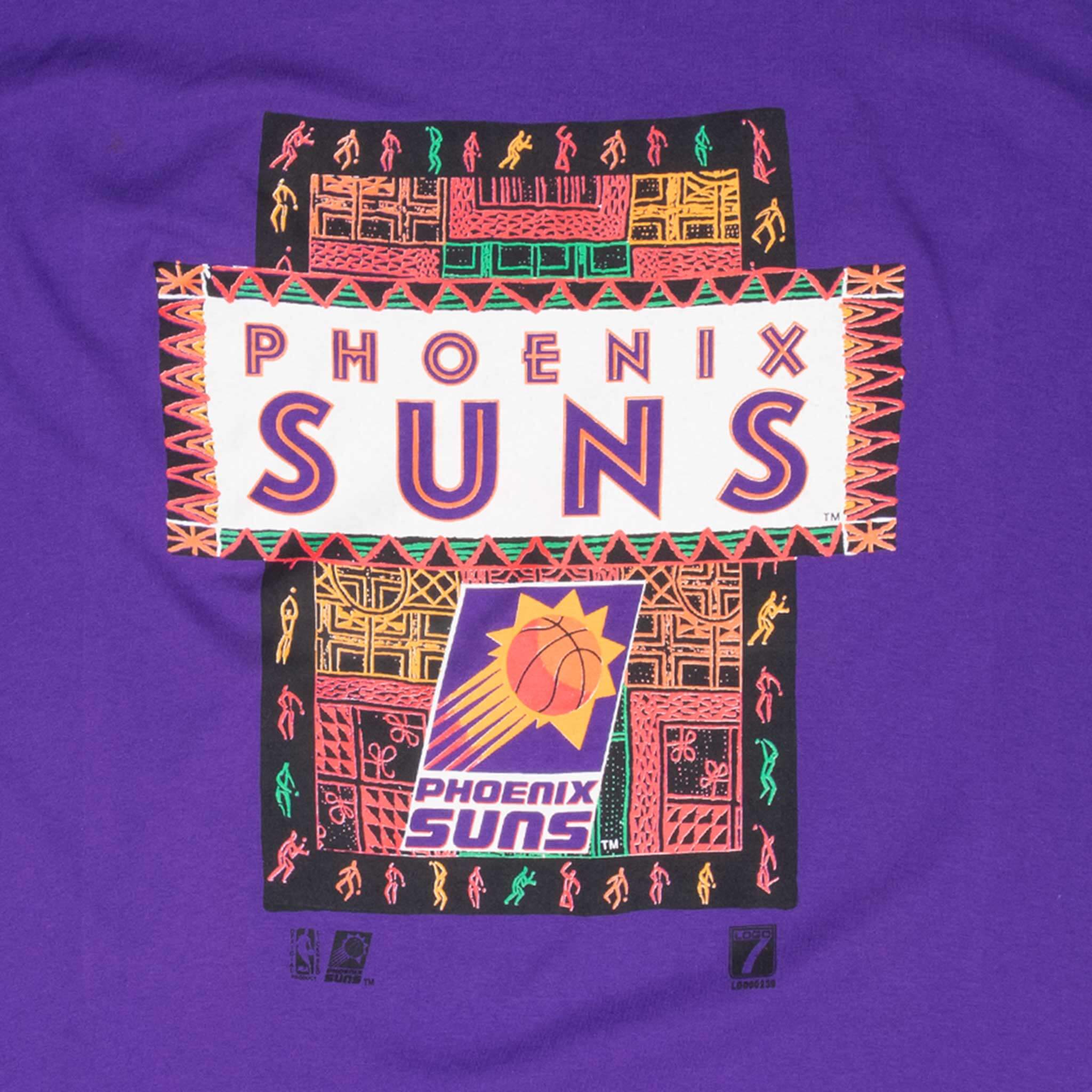Vintage Nba Phoenix Suns 1990S Purple Tee Shirt Size 2XL