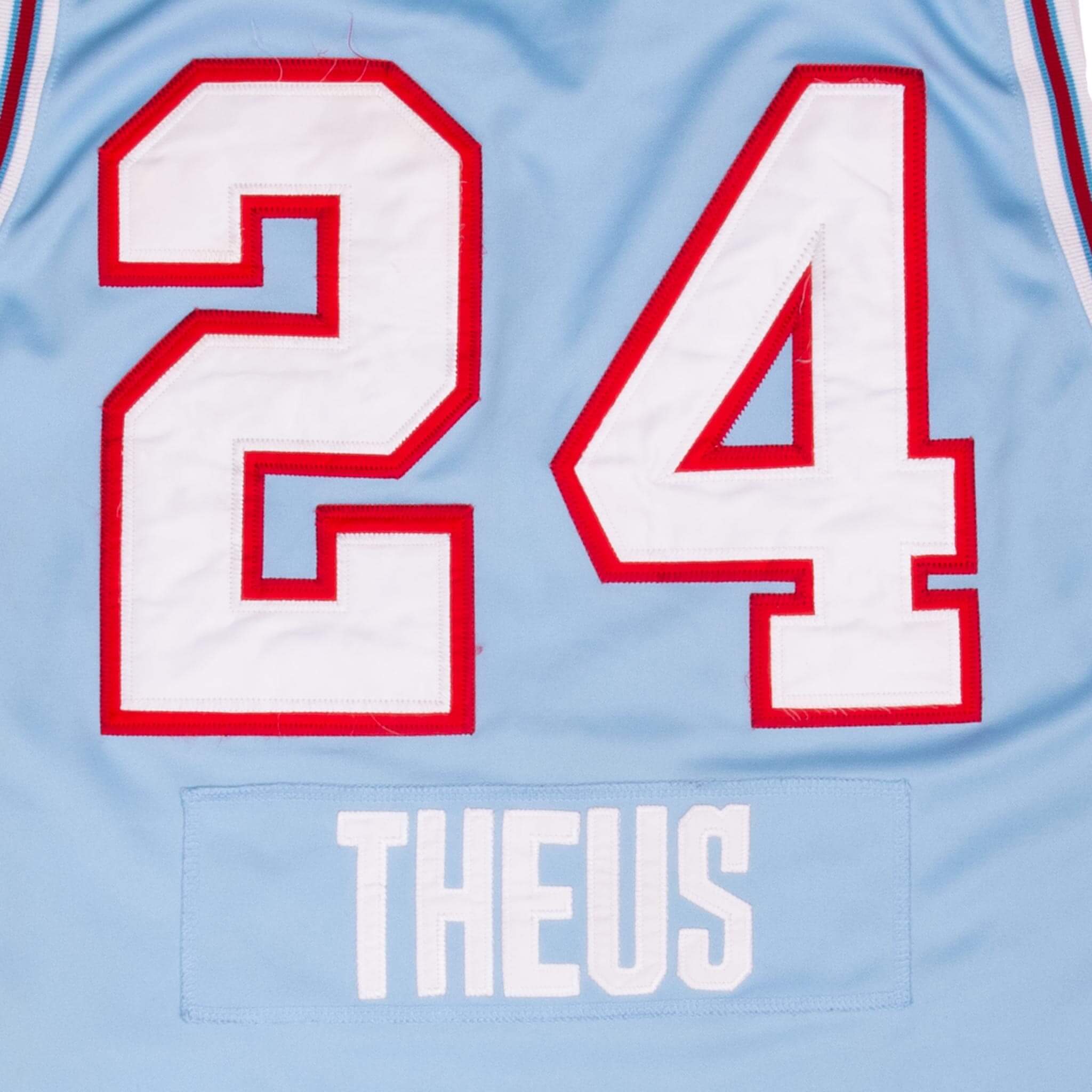 Vintage Nba Sacramento Kings Reggie Theus #24 1988 Mitchell & Ness Jersey Size 60