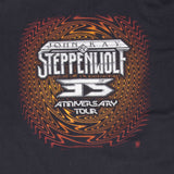 Vintage John Kay & Steppenwolf 35Th Anniversary Tour Tee Shirt 2002 Size Large
