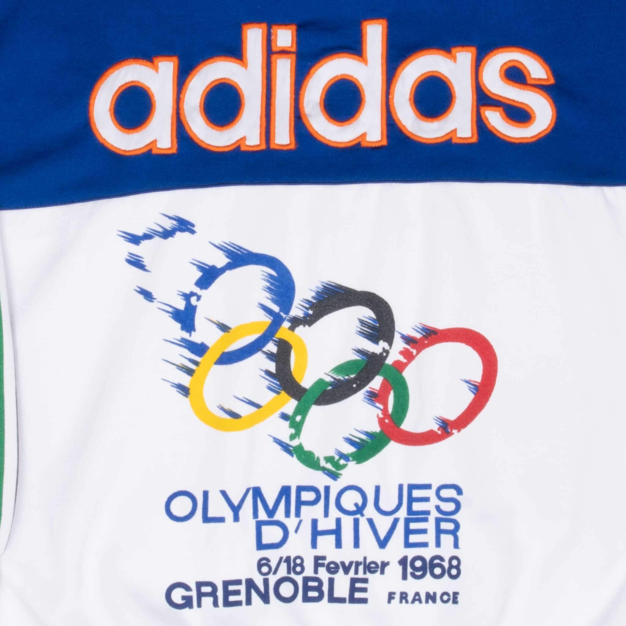 Vintage Adidas Grenoble 1968 Sapporo 1972 Winter Olympics 1970S Sweatshirt Size XL