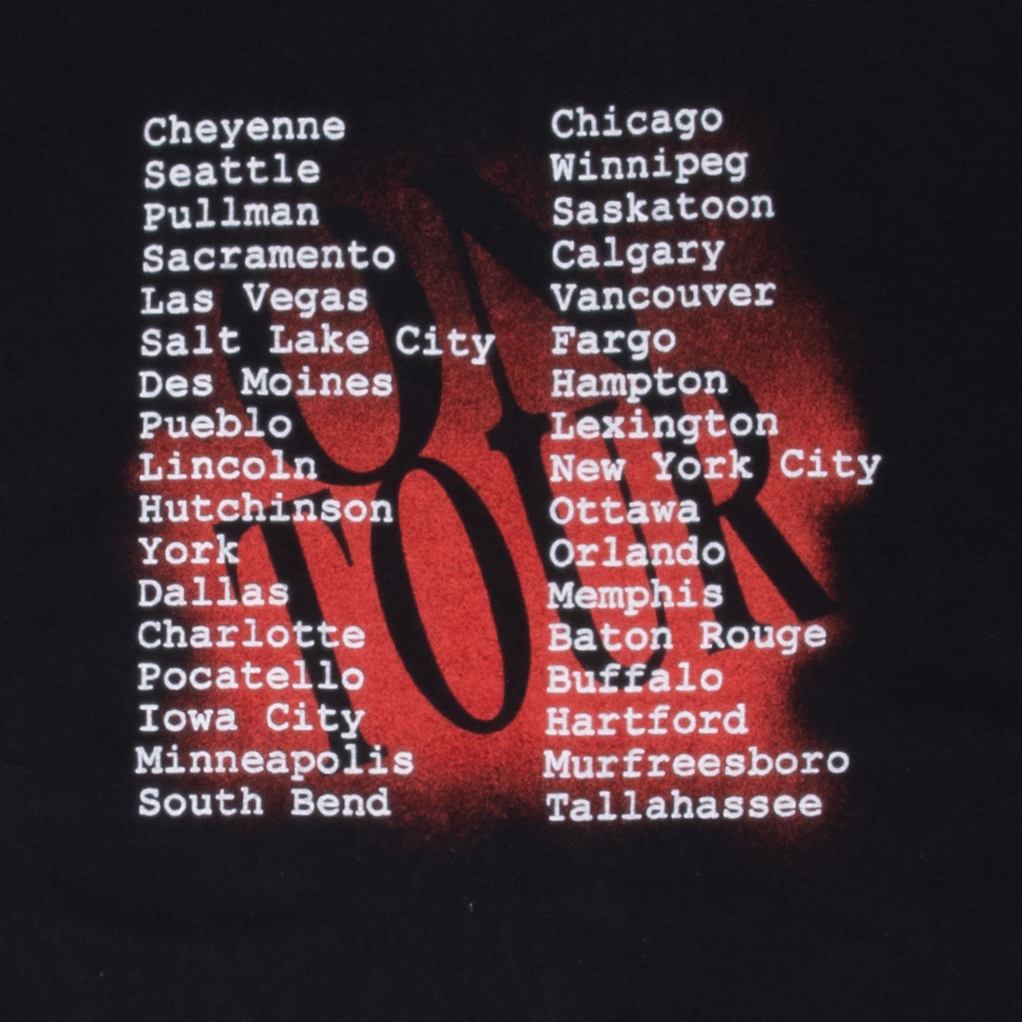 Vintage Garth Books On Tour 1993 Tee Shirt Size XL Made In Usa