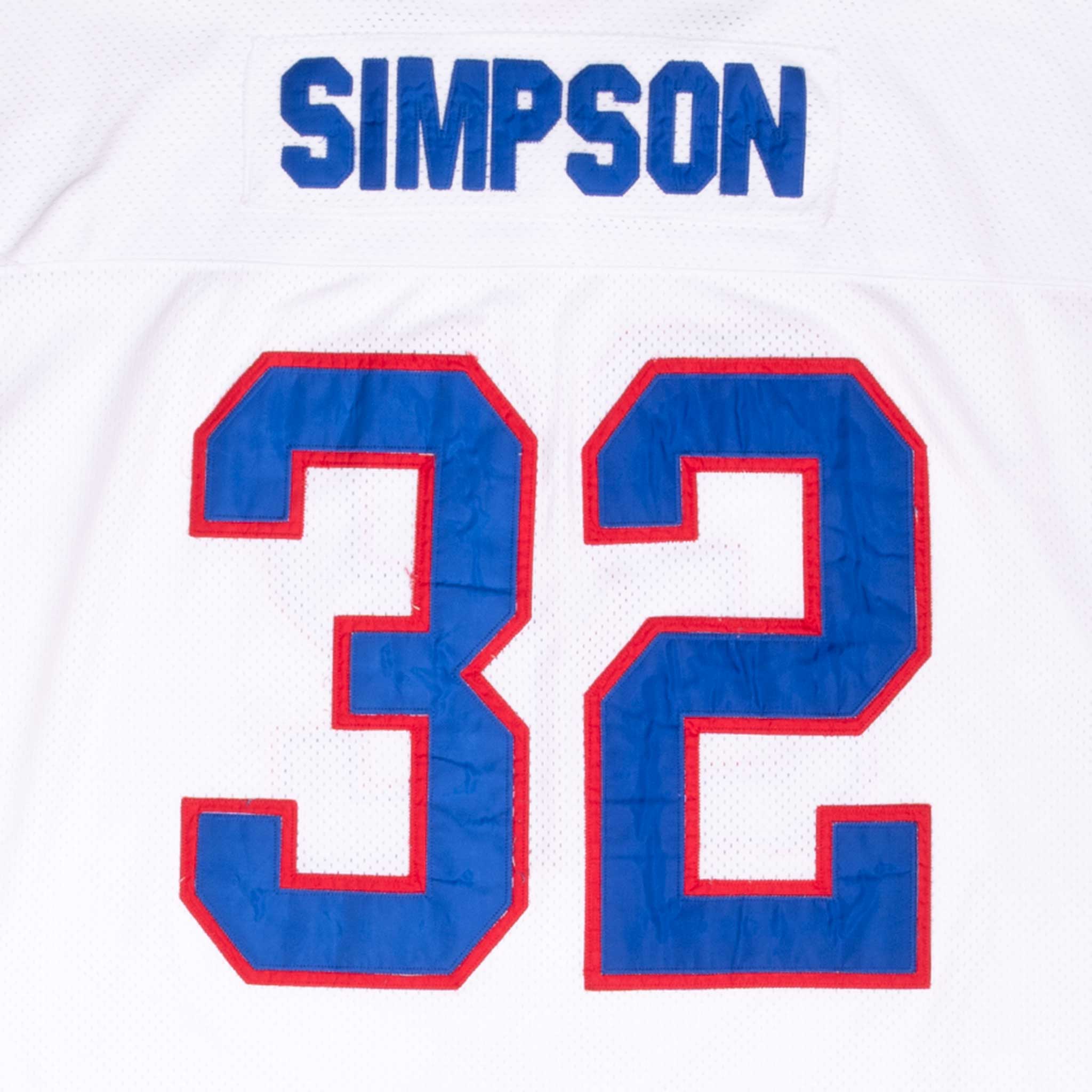 Vintage Nfl Buffalo Bills O.J. Simpson 1970S Mitchell&Ness Jersey Size 54