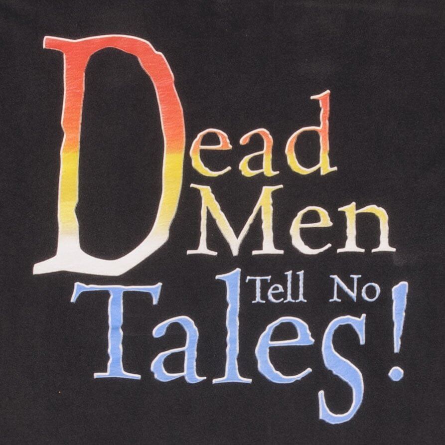 Vintage Pirates Of The Caribbean Disney 1990s Tee Shirt Size Medium Made In USA