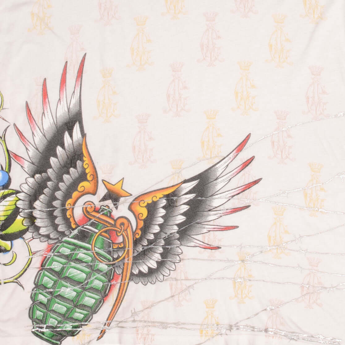 Vintage Christian Audiger All Over Print Tee Shirt 2000S Size Large Made In USA