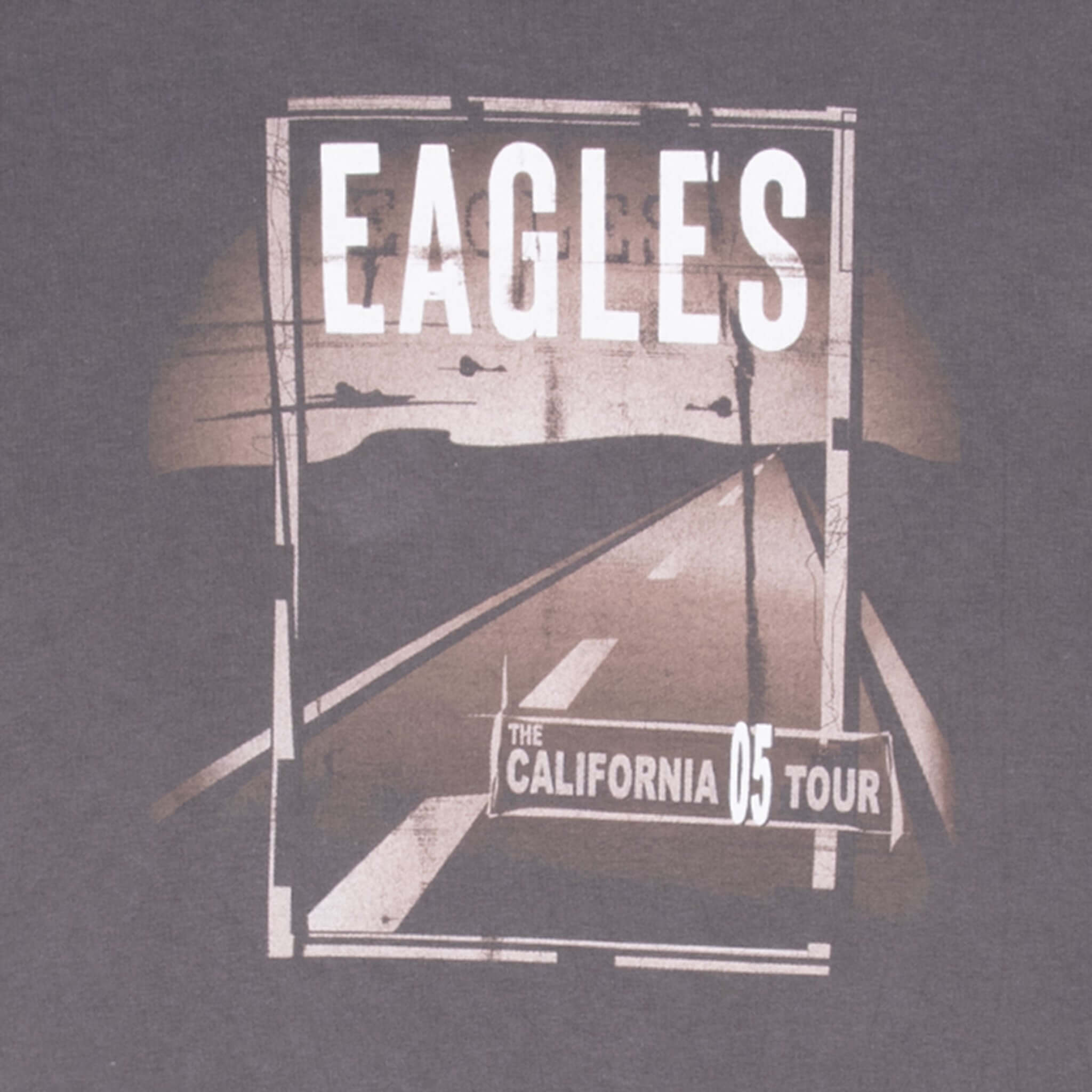 Vintage Eagles California Tour 2005 Tee Shirt Size 2XL