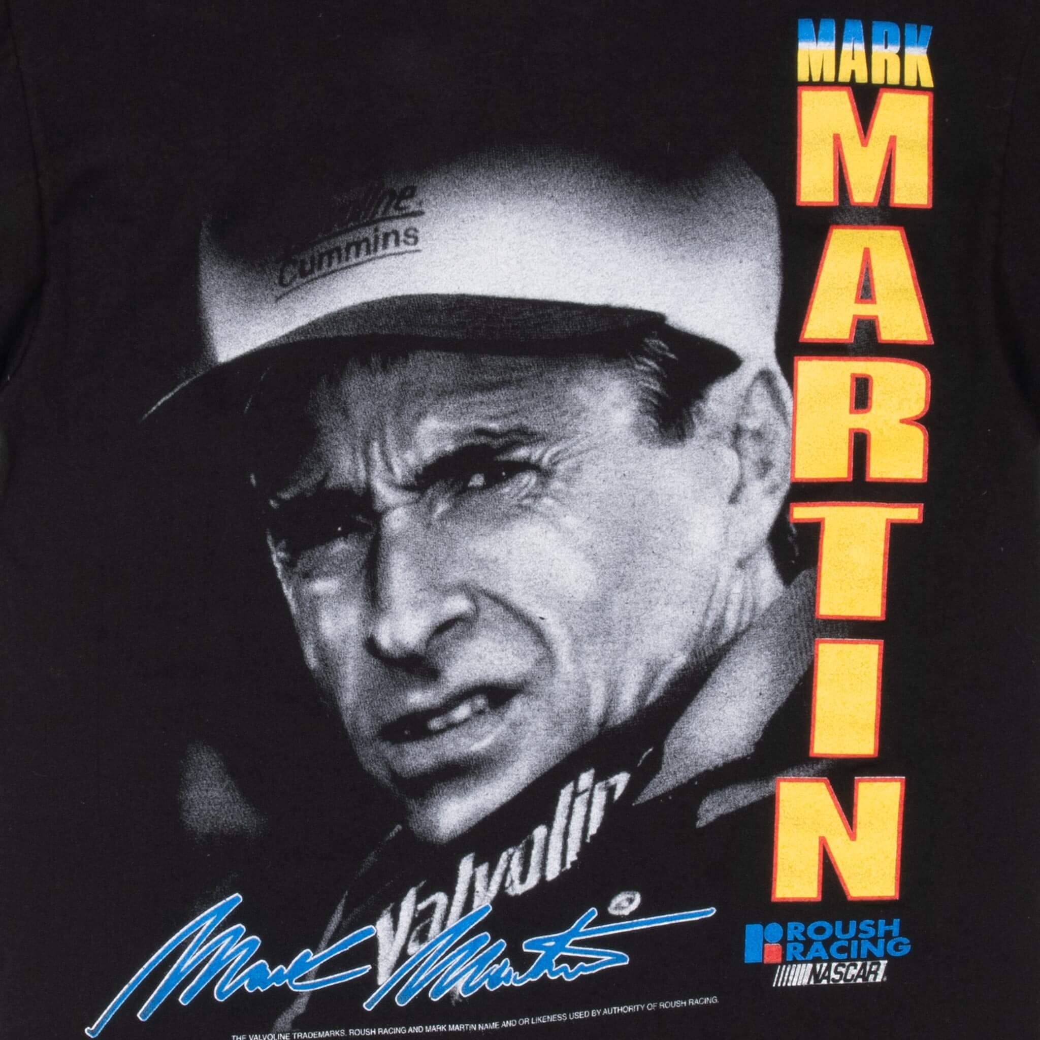 Vintage Nascar Mark Martin 1990S Tee Shirt Size Medium