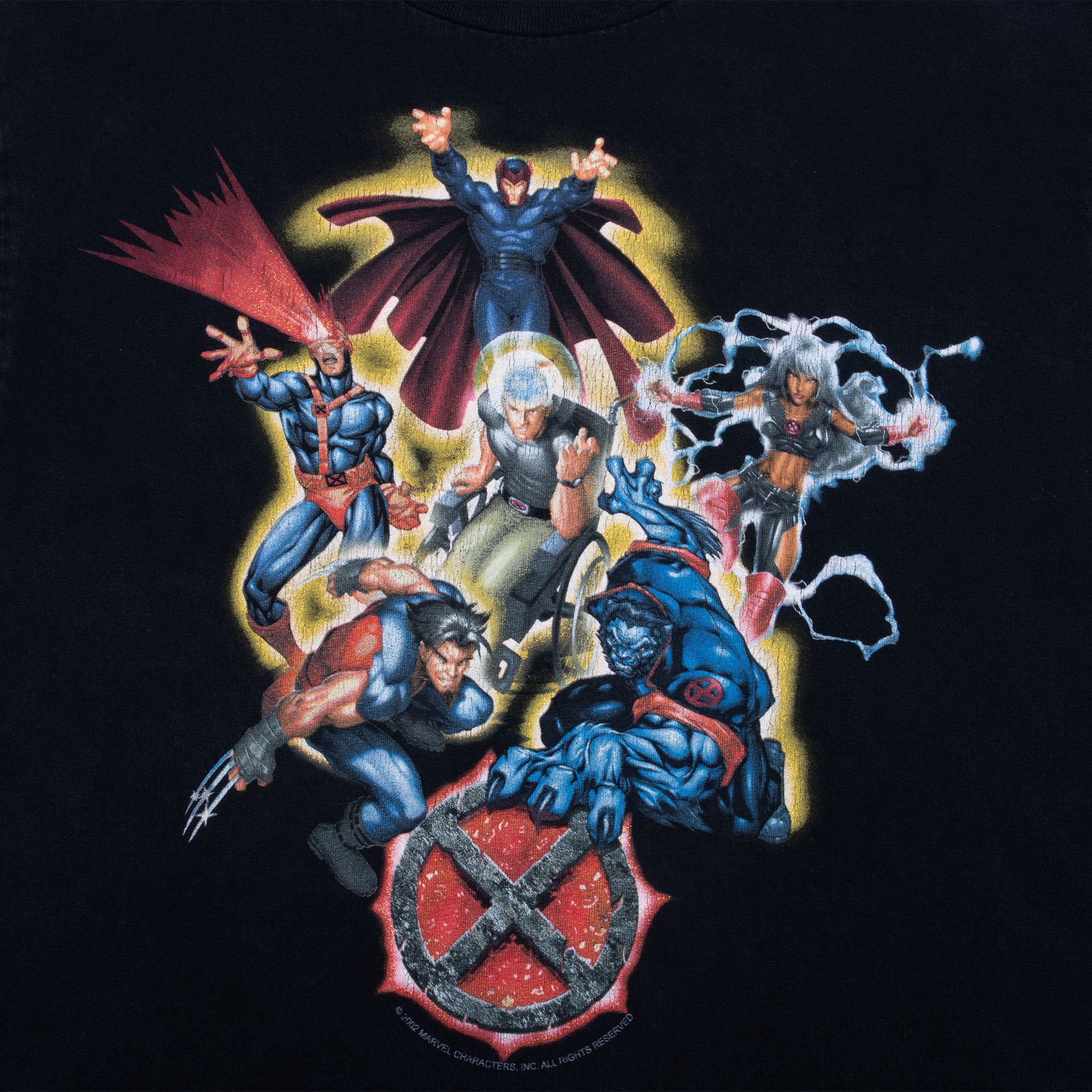 VINTAGE MARVEL X-MEN 2002 LONG SLEEVE TEE SHIRT SIZE MEDIUM