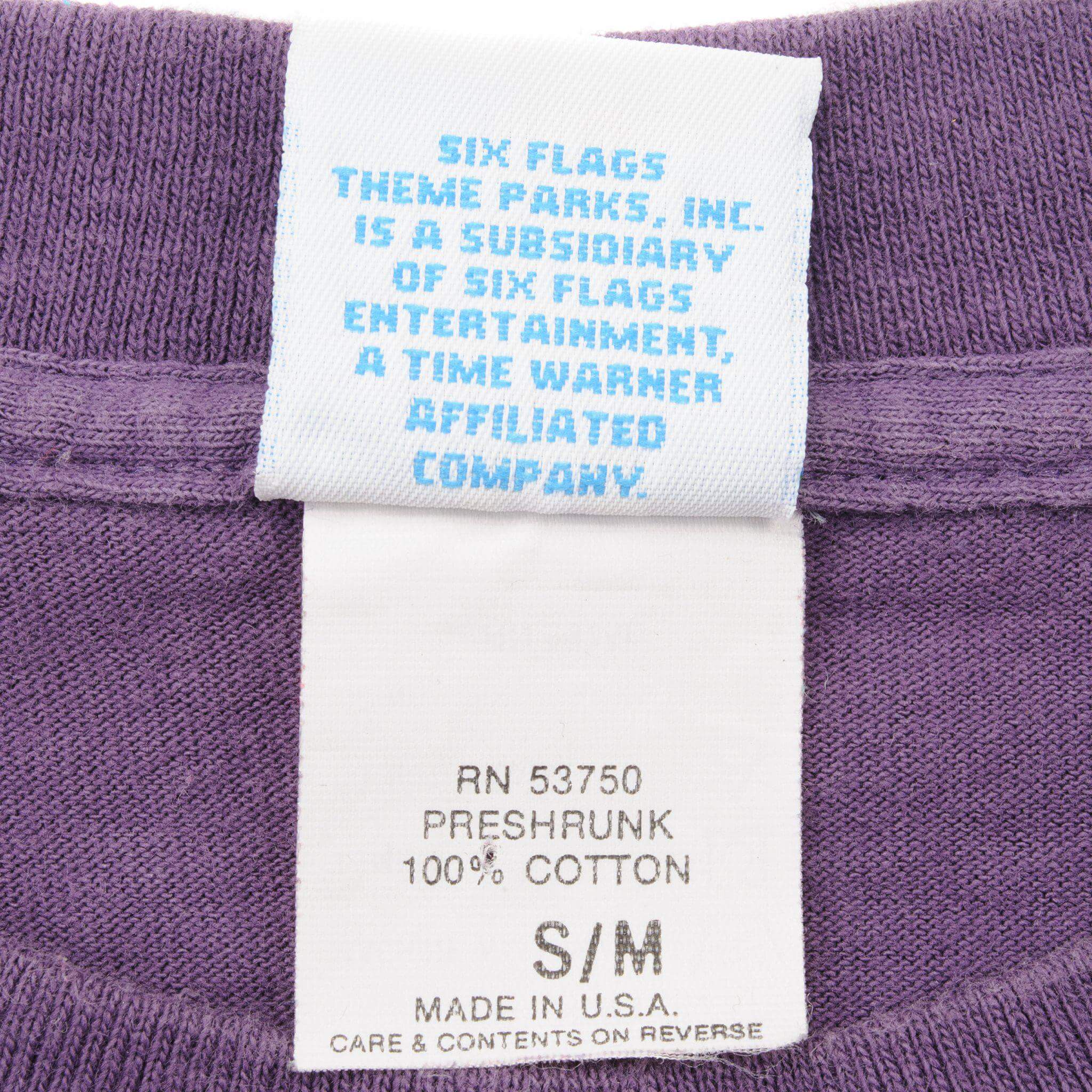 VINTAGE SIX FLAGS TEE SHIRT SIZE SMALL MADE IN USA