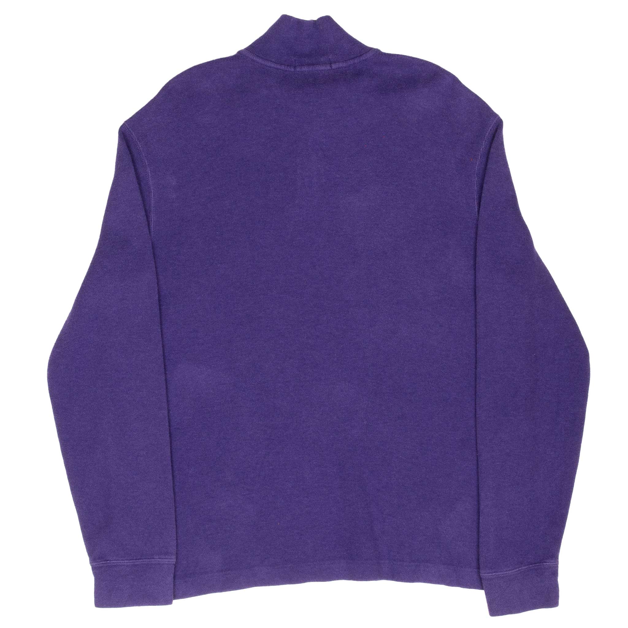 Vintage Ralph Lauren Purple Quarter Zip Sweater Size Large