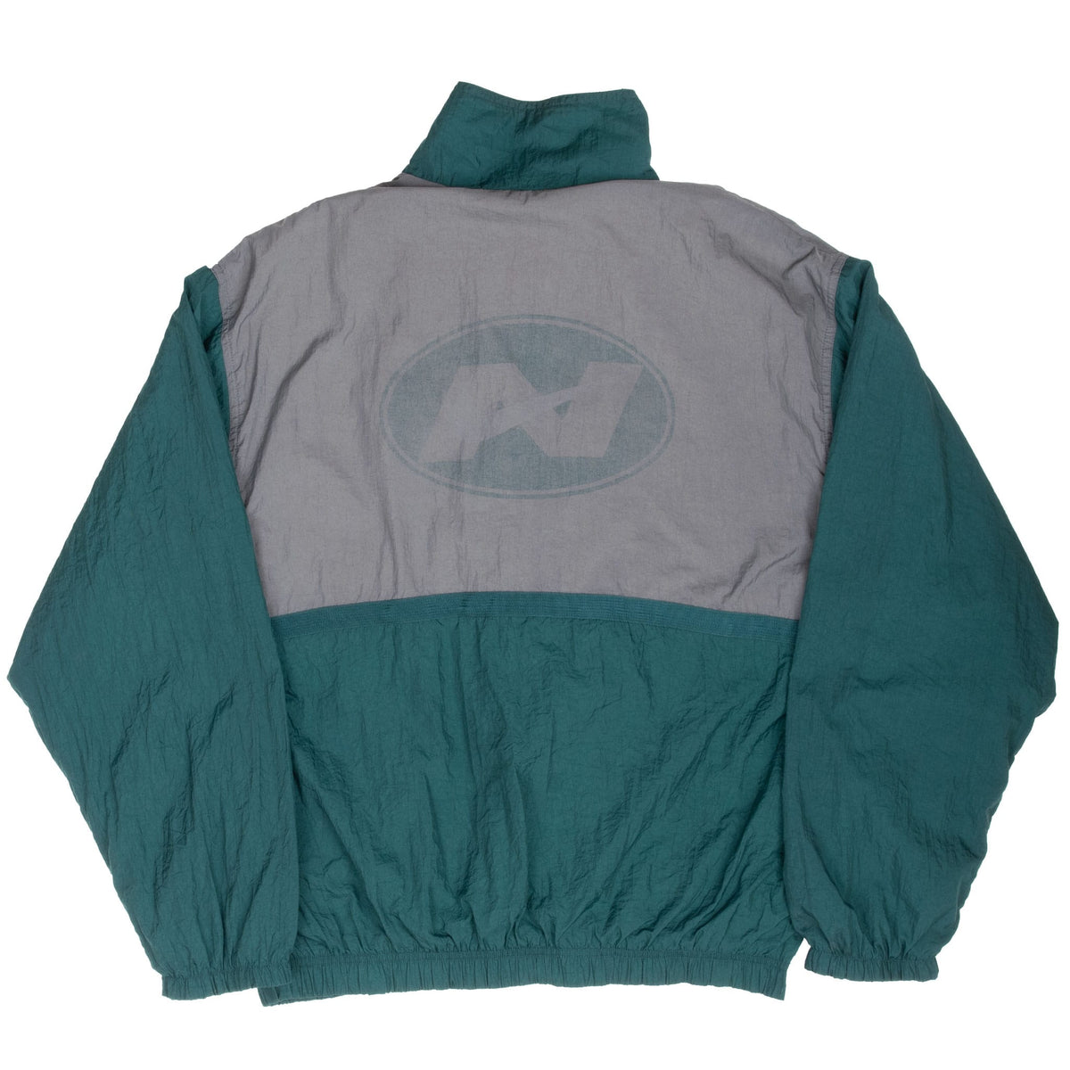 Vintage Nike Green Black Windbreaker Jacket 1990S Size Medium