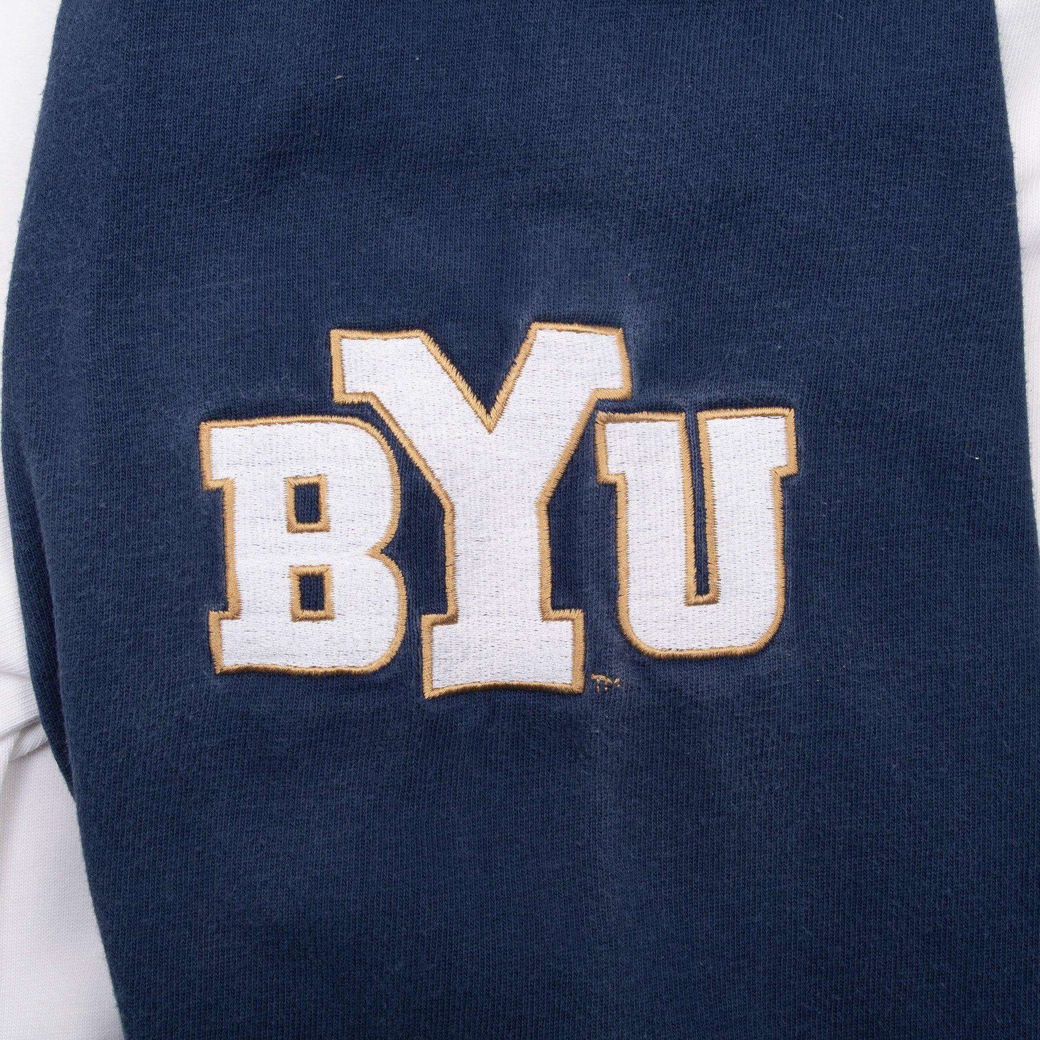 Vintage Nike Ncaa Byu Brigham Young Raglan Long Sleeve Tee Shirt 1990S Size Medium