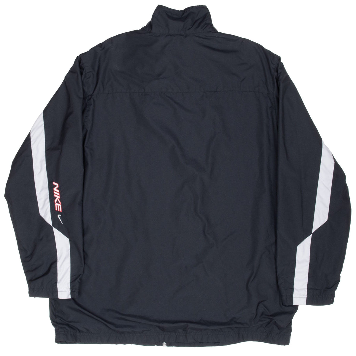 Vintage Nike Classic Swoosh Black Windbreaker Jacket 2000S Size XL