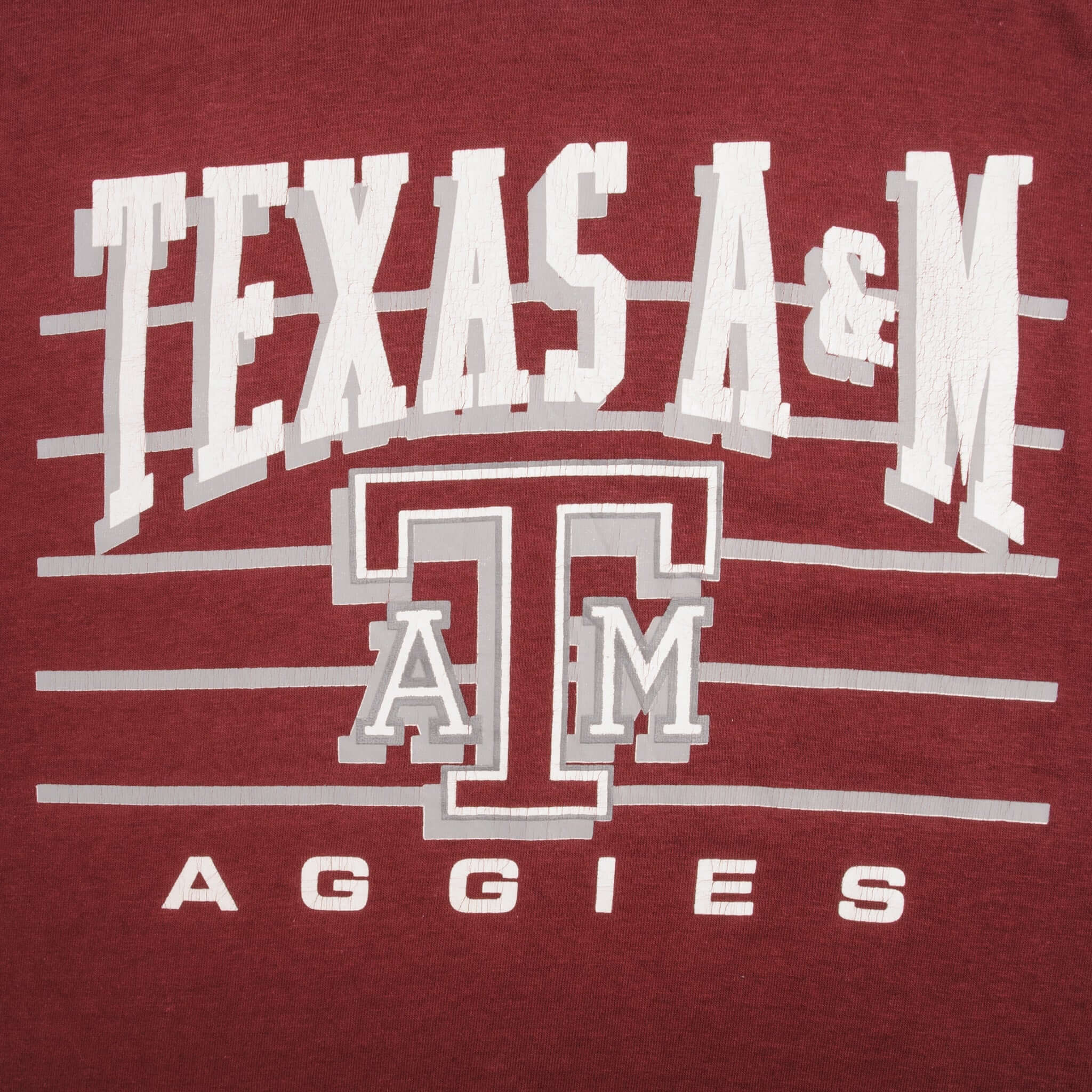 Vintage Ncaa Texas A&M University Aggies Tee Shirt 1990S Size Large Made In Usa