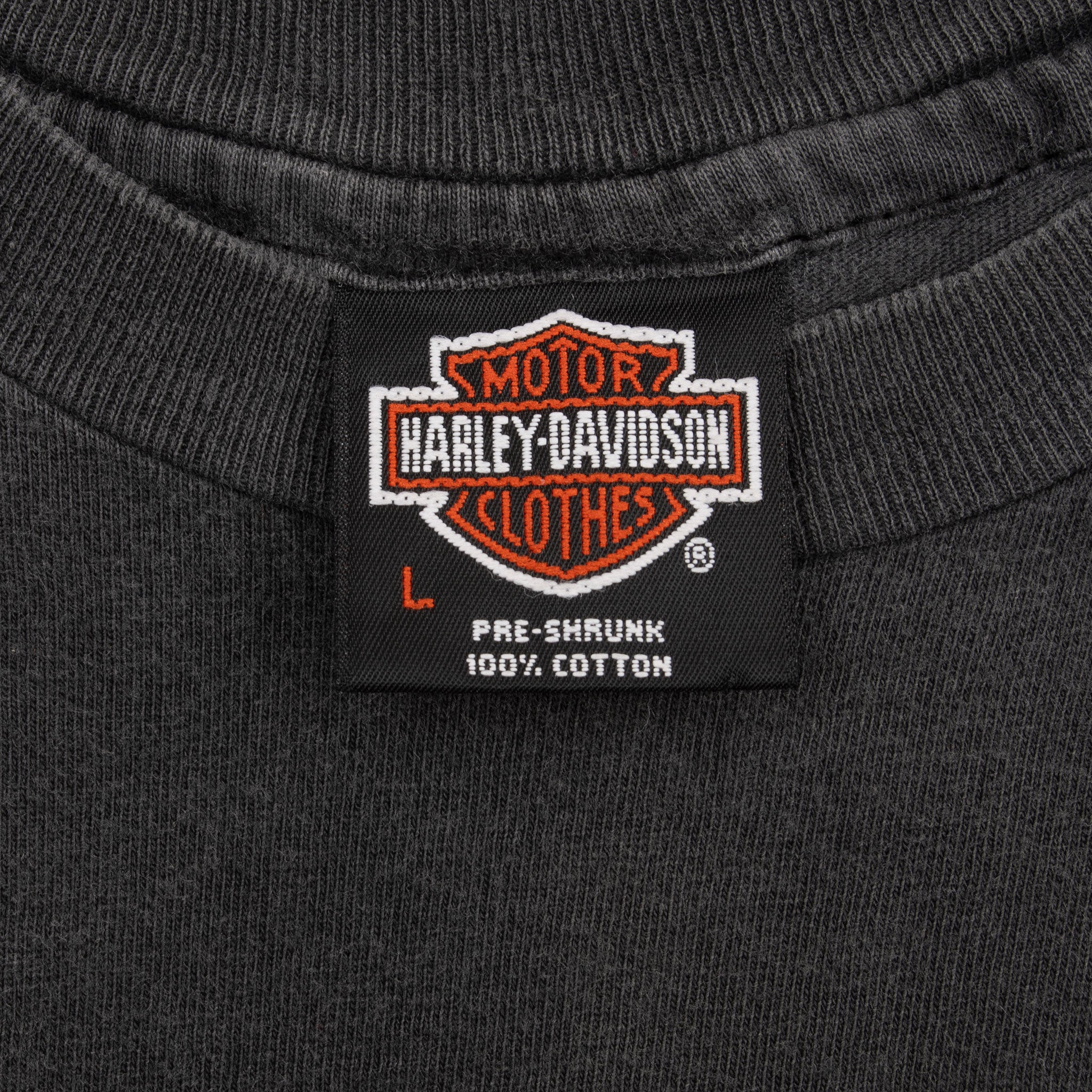 Vintage Harley Davidson Rapid City South Dakota 1993 Tee Shirt Size Large Made In Usa With Single Stitch Sleeves