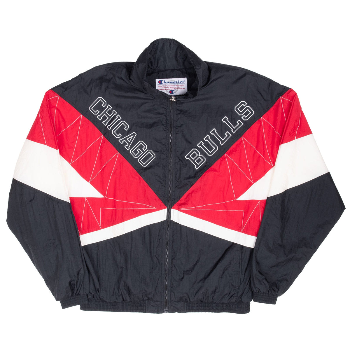 Vintage Nba Chicago Bulls Champion Windbreaker Jacket 1990S Size Large
