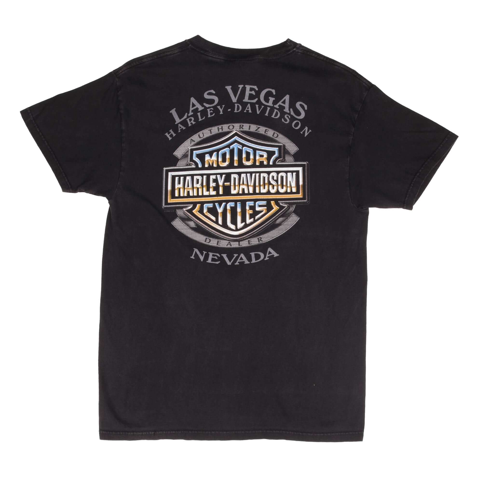 Vintage Harley Davidson 100 Years Las Vegas Tee Shirt 2003 Size Medium Made In USA