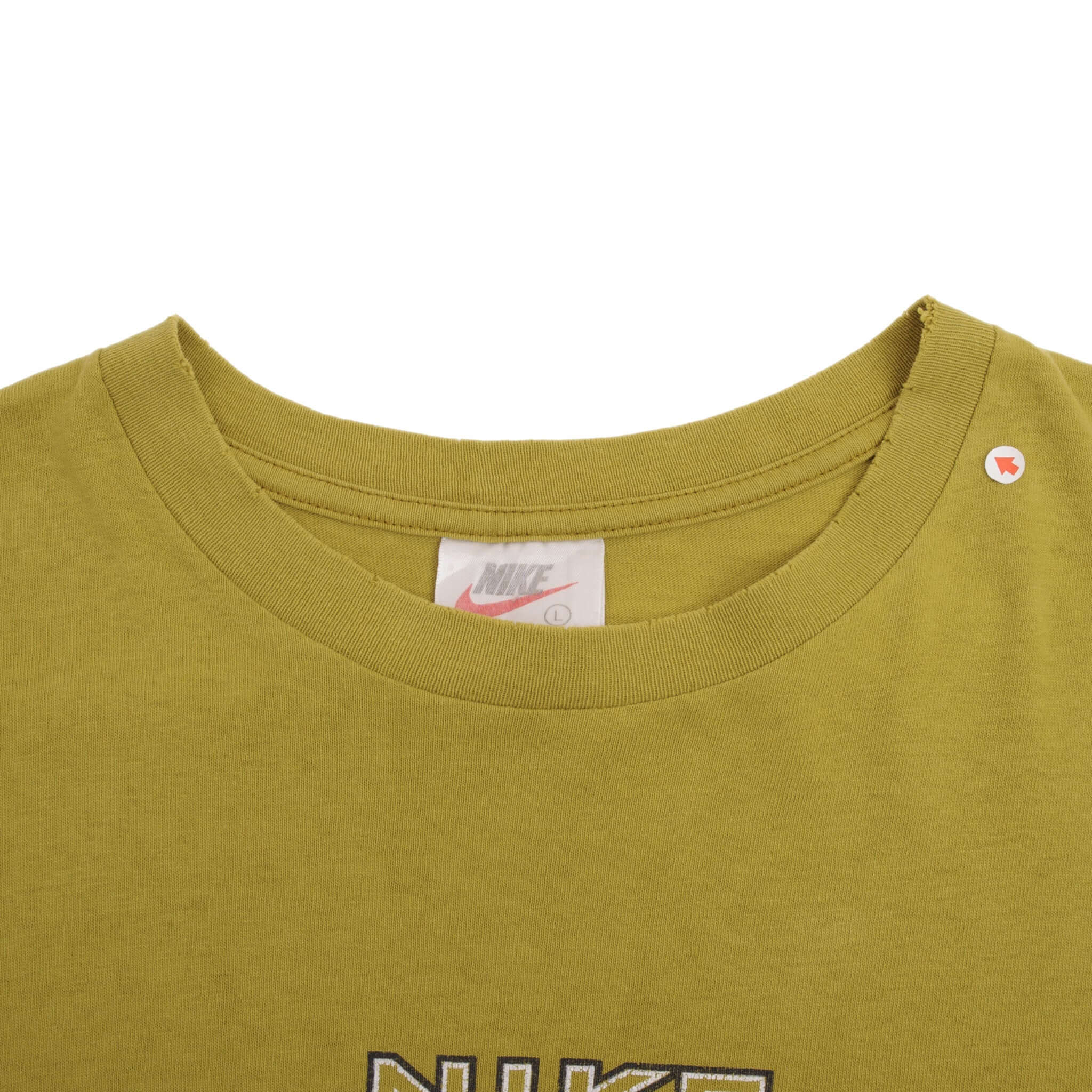 VINTAGE NIKE ATHLETICS 1990S GREEN TEE SHIRT SIZE LARGE MADE IN USA
