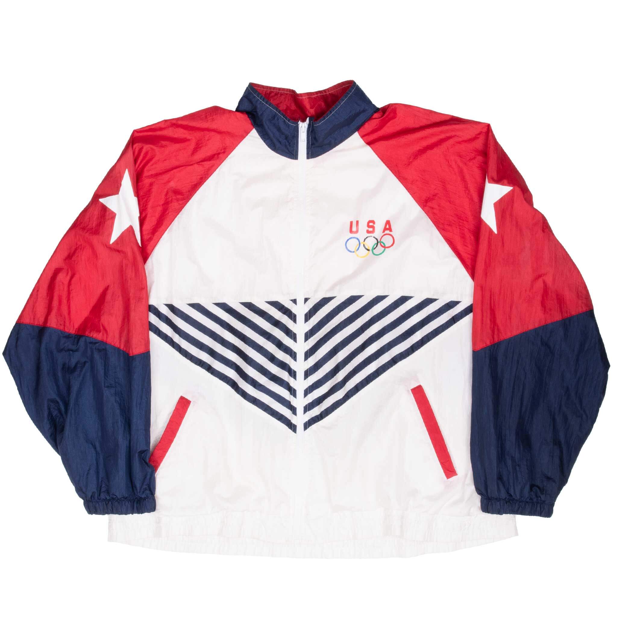 Vintage Team Us Olympic Game 1990S Windbreaker Jacket Size Large