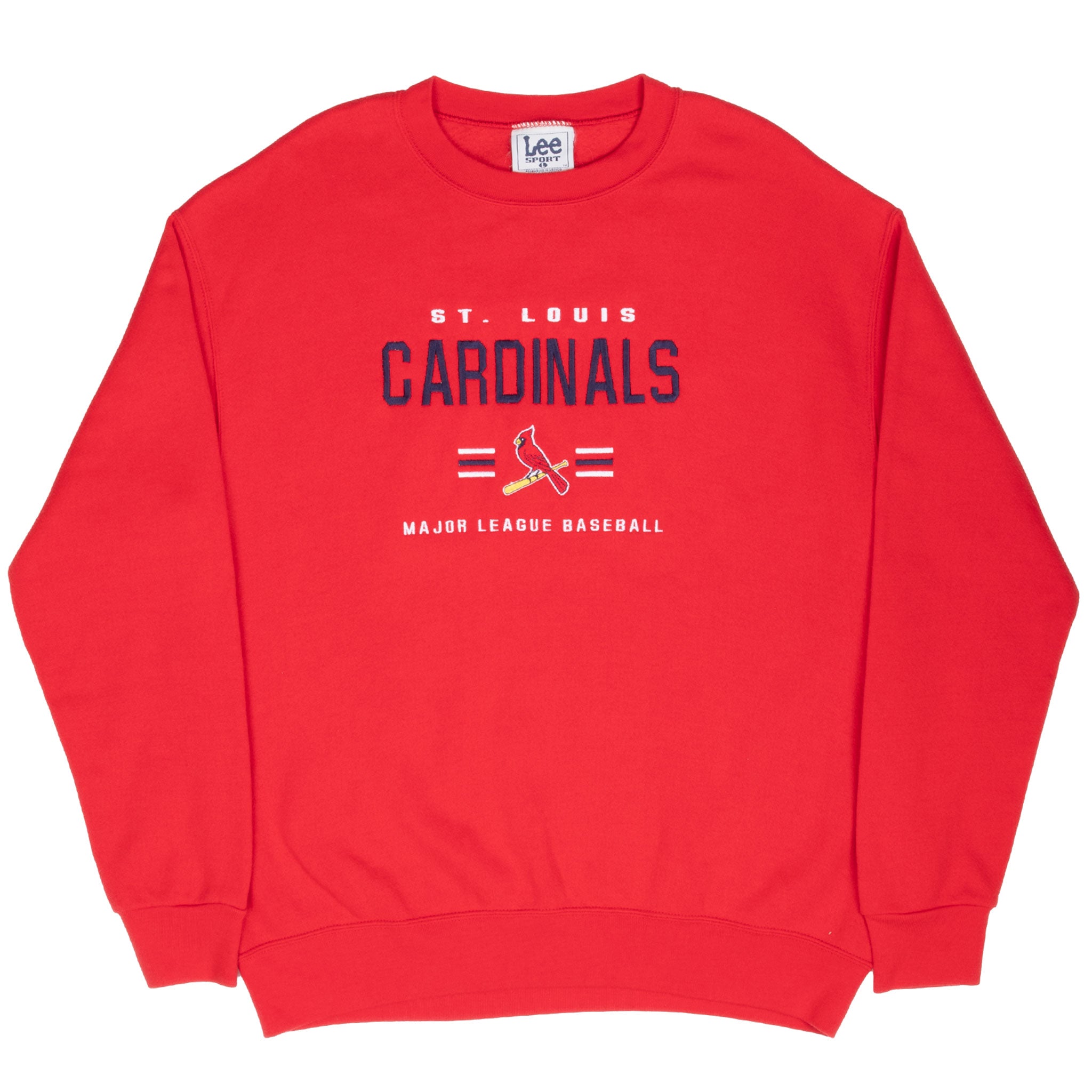 Vintage Mlb St Louis Cardinals Embroidered Sweatshirt 1990S Size Large