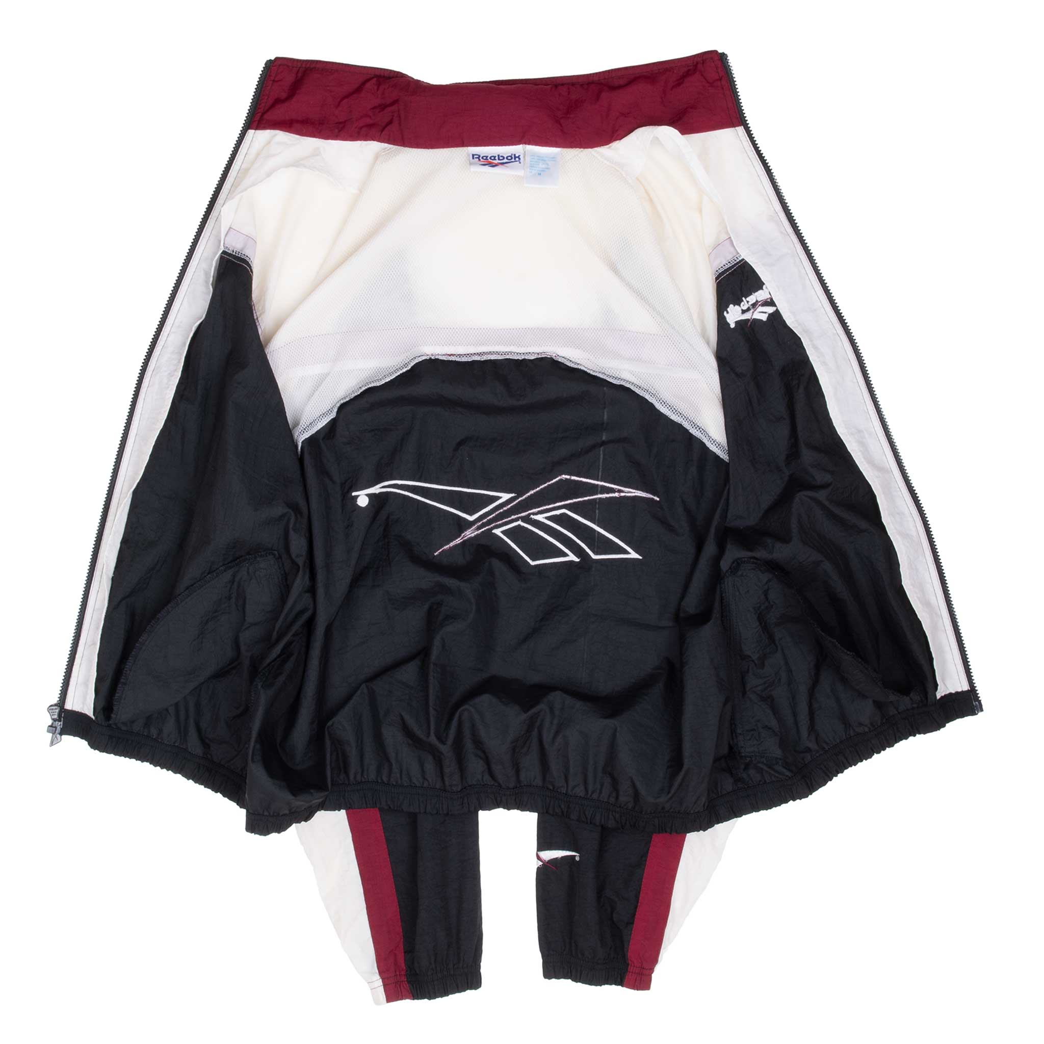 Vintage Reebok Windbreaker Jacket 1990S Size Medium