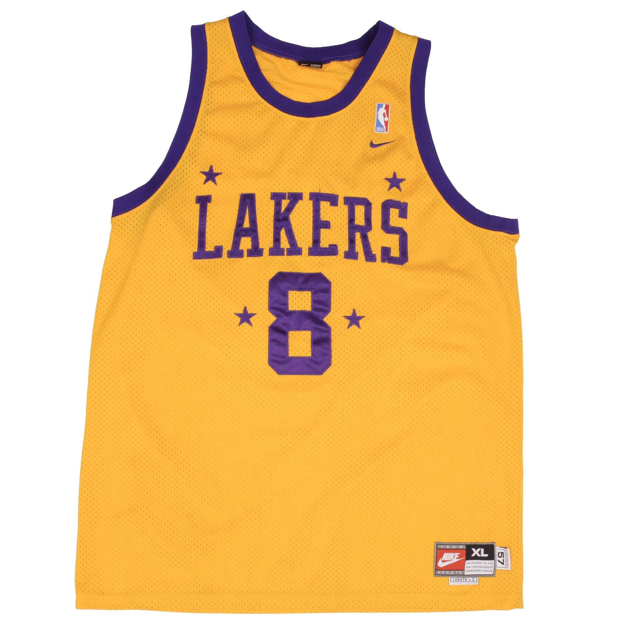 Vintage Nike NBA Los Angeles Lakers Kobe Bryant #8 Late 1990S Jersey Size XL