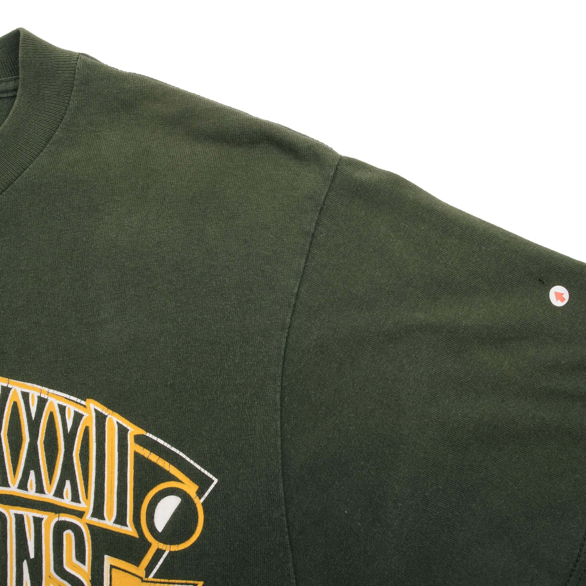 VINTAGE NFL GREEN BAY PACKERS SUPER BOWL XXXII 1998 TEE SHIRT SIZE MEDIUM