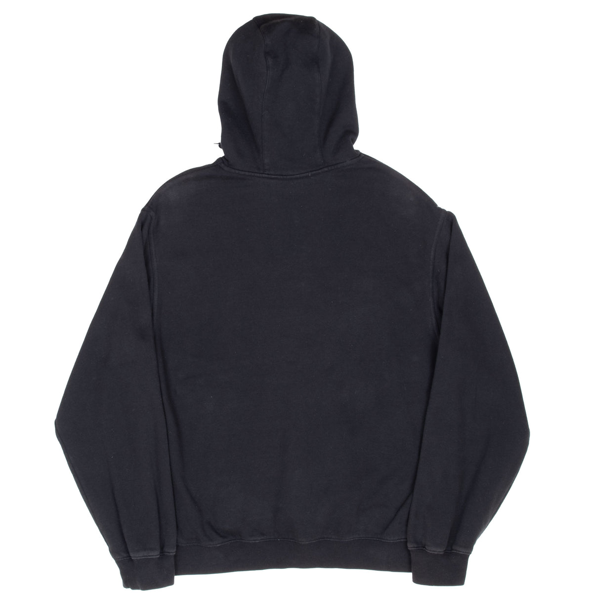 Vintage Nike Spellout Black Hoodie Sweatshirt 2000S Size Large