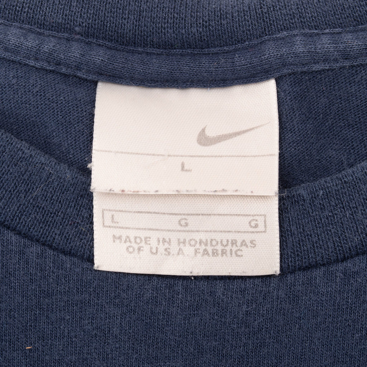 Vintage Nike Spellout Navy Blue Tee Shirt 2000S Size Large