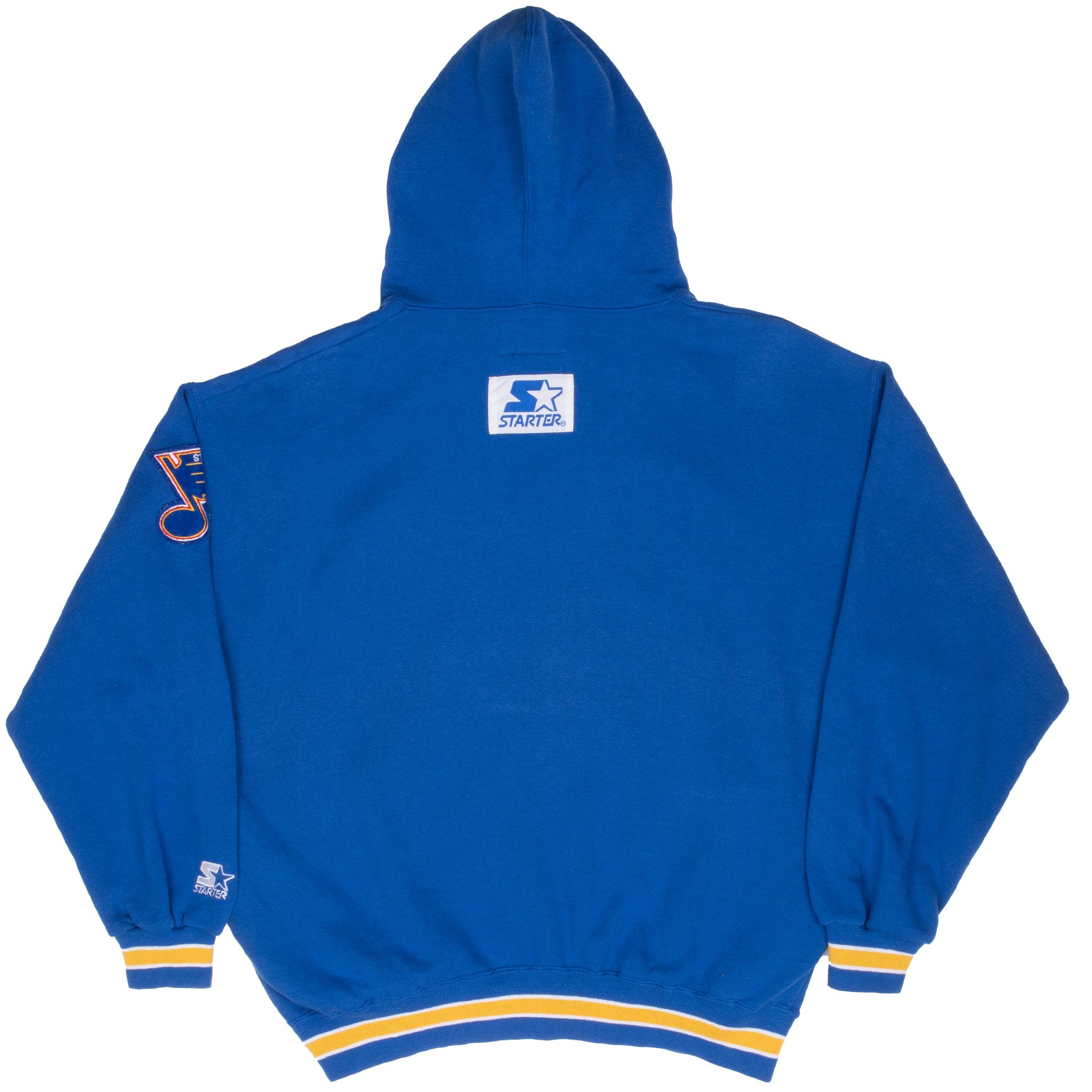 Vintage Nhl St Louis Blues Hoodie Starter Sweatshirt 1990S Size Medium
