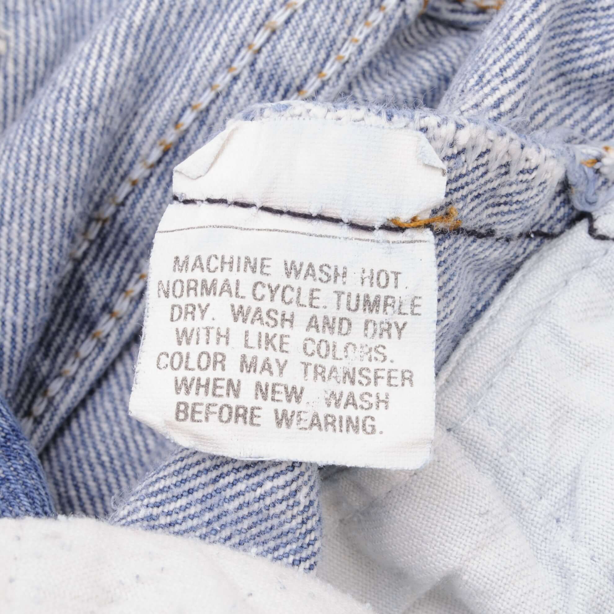 Beautiful Indigo Levis 501 Jeans 1980s Made in USA with Medium Light Wash Size on tag 34X32 Actual Size 32X32 Back Button #571