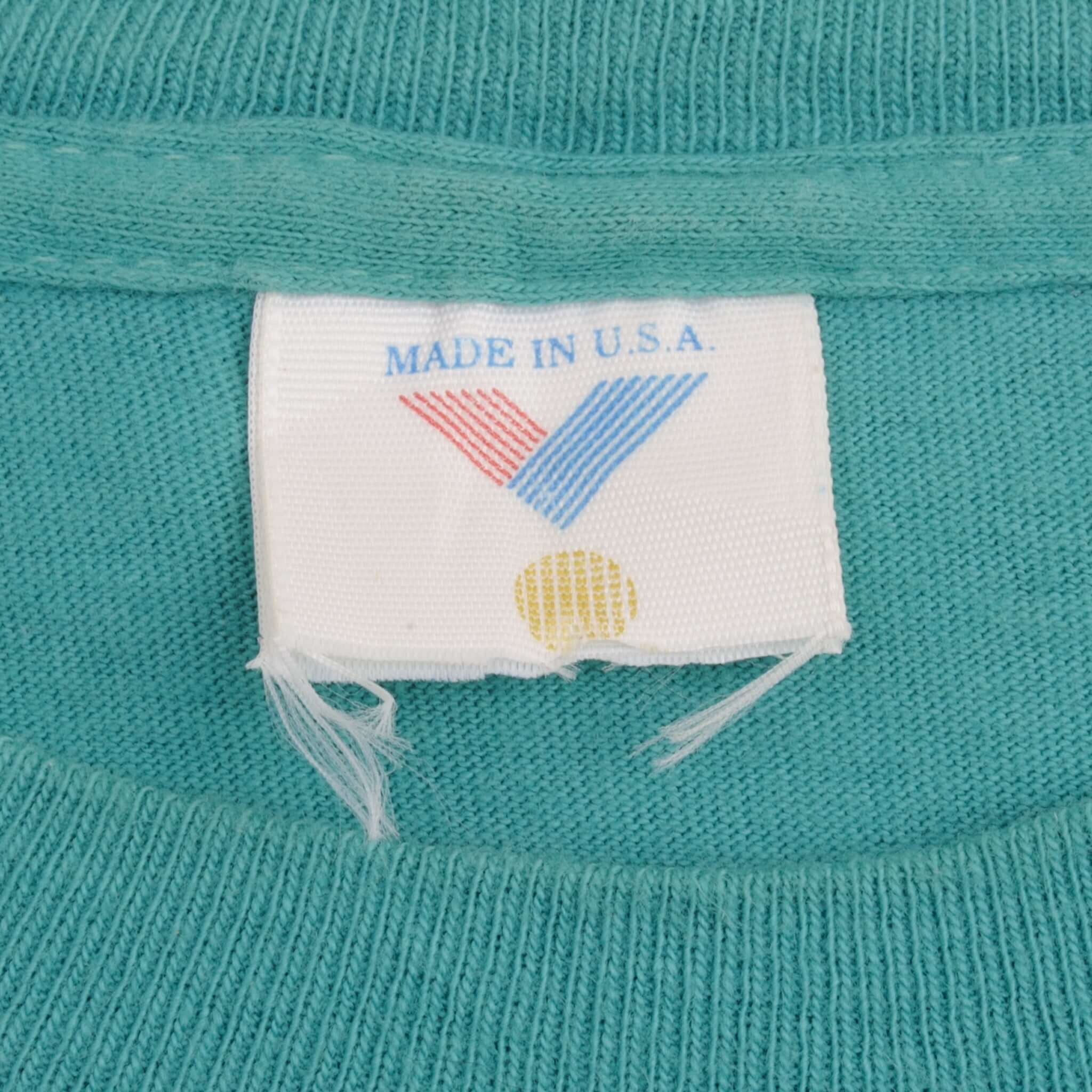 Vintage NFL Miami Dolphins 1990S Tee Shirt Size Large Made In Usa With Single Stitch Sleeves