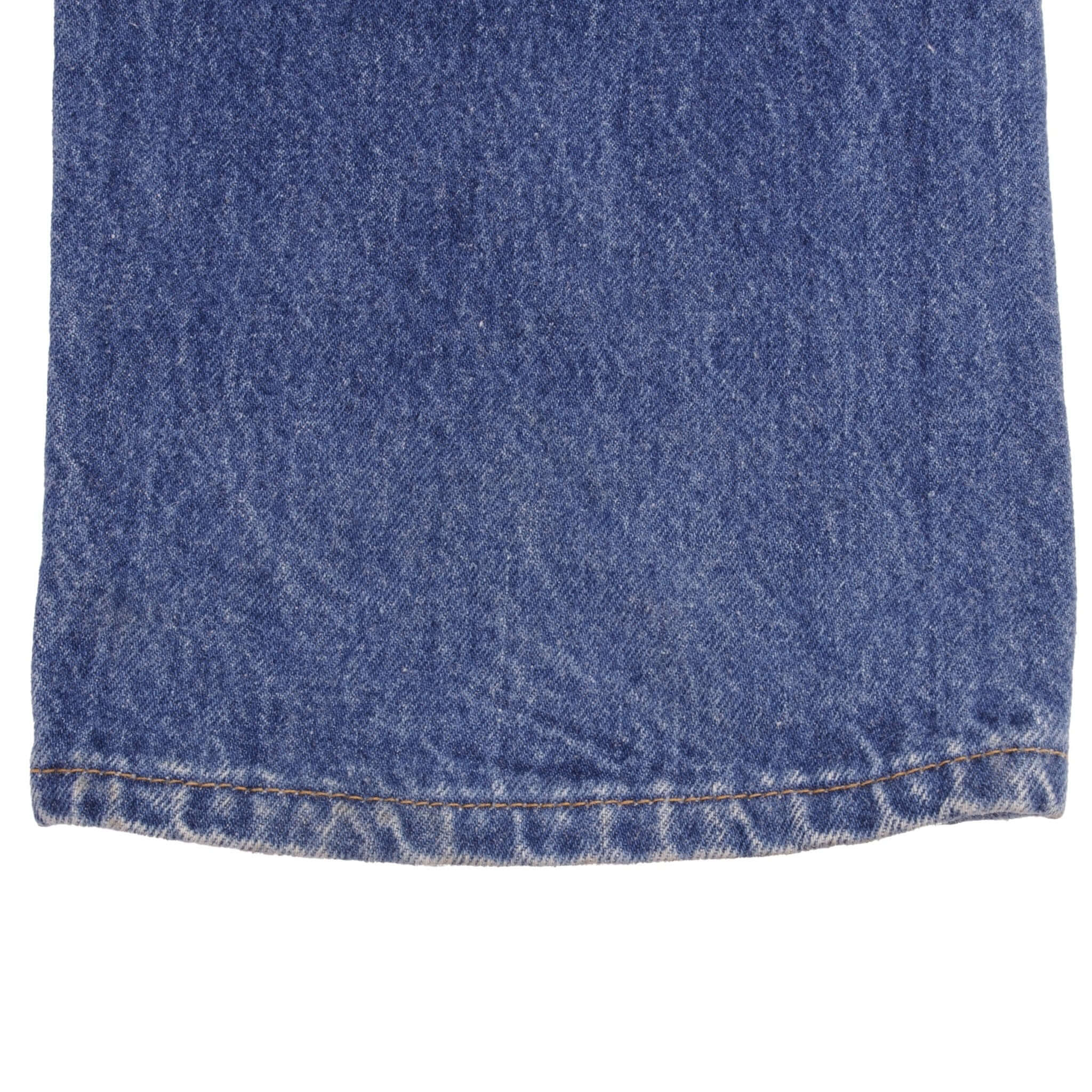 Beautiful Indigo Levis 501 Jeans Made in USA with a medium blue wash Size on Tag 34X32 Actual Size 33X32 Back Button #544