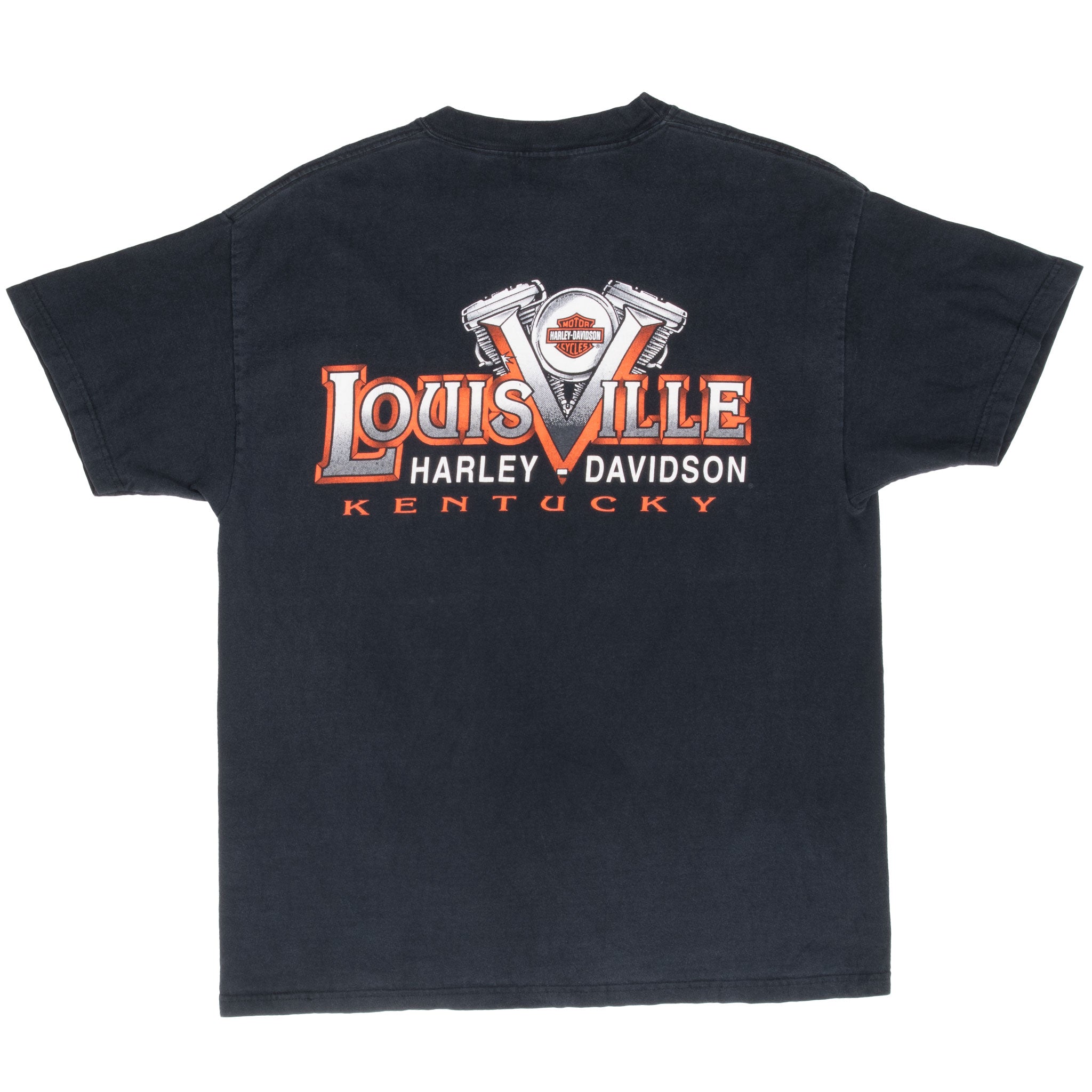 Vintage Harley Davidson Louisville Kentucky Tee Shirt 2001 Size Large Made In Usa