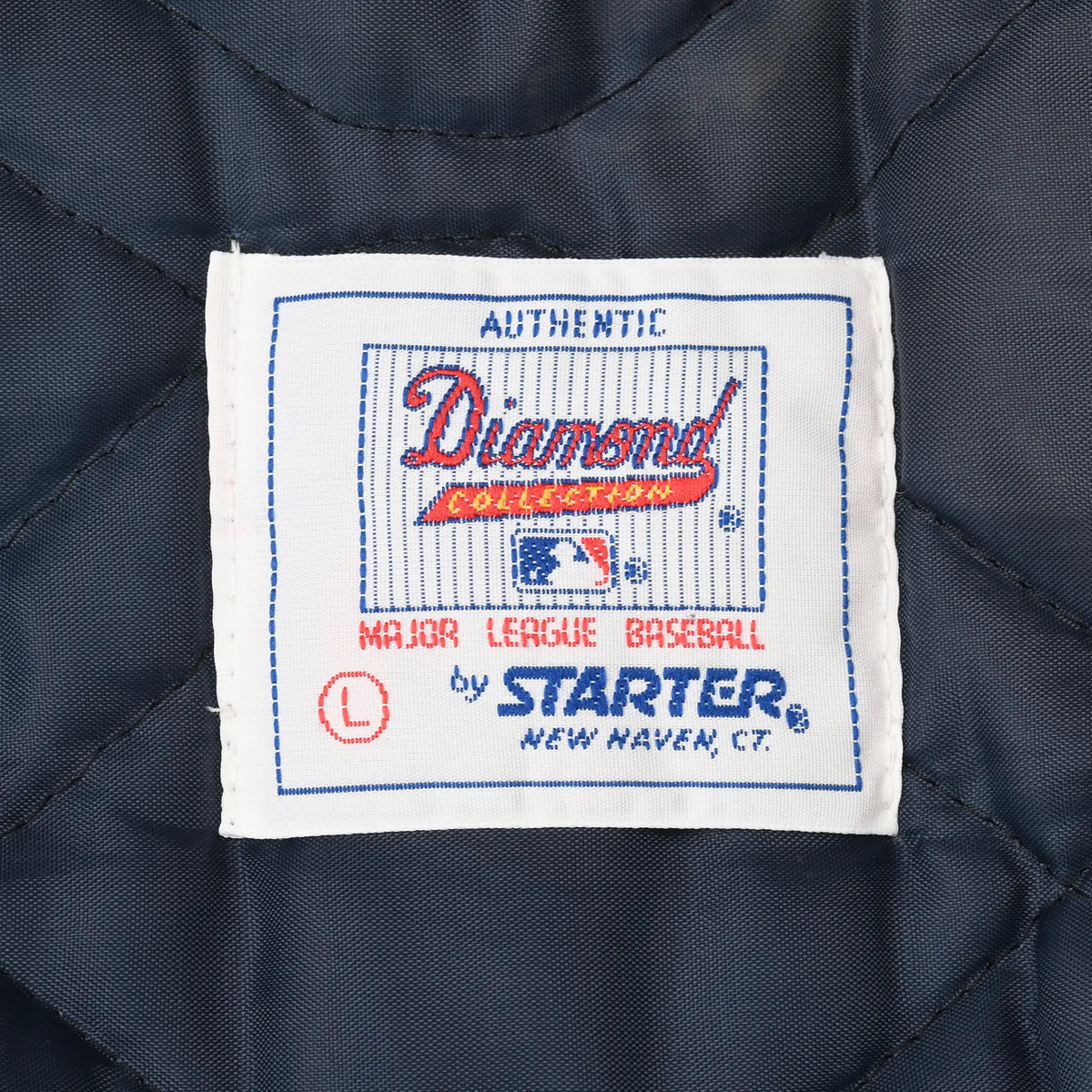 Starter Diamond Collection MLB label with large size marking