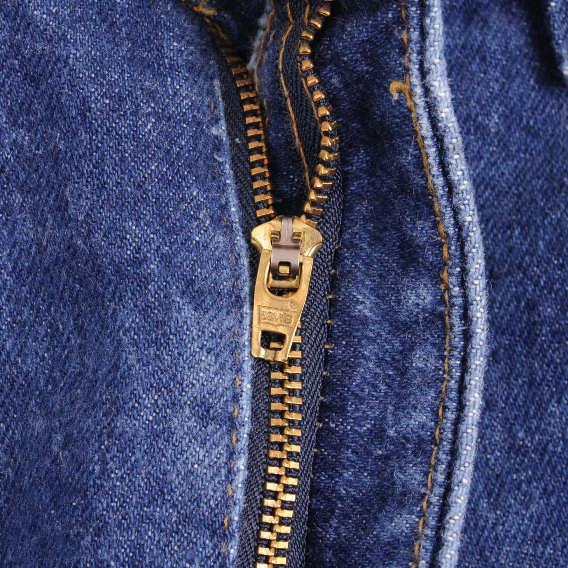 Beautiful Indigo Levis 505 Jeans Made in USA with Medium Dark wash, Not Original Hem  Size on Tag 40X32  Actual Size 40X30.5  Back Button #532