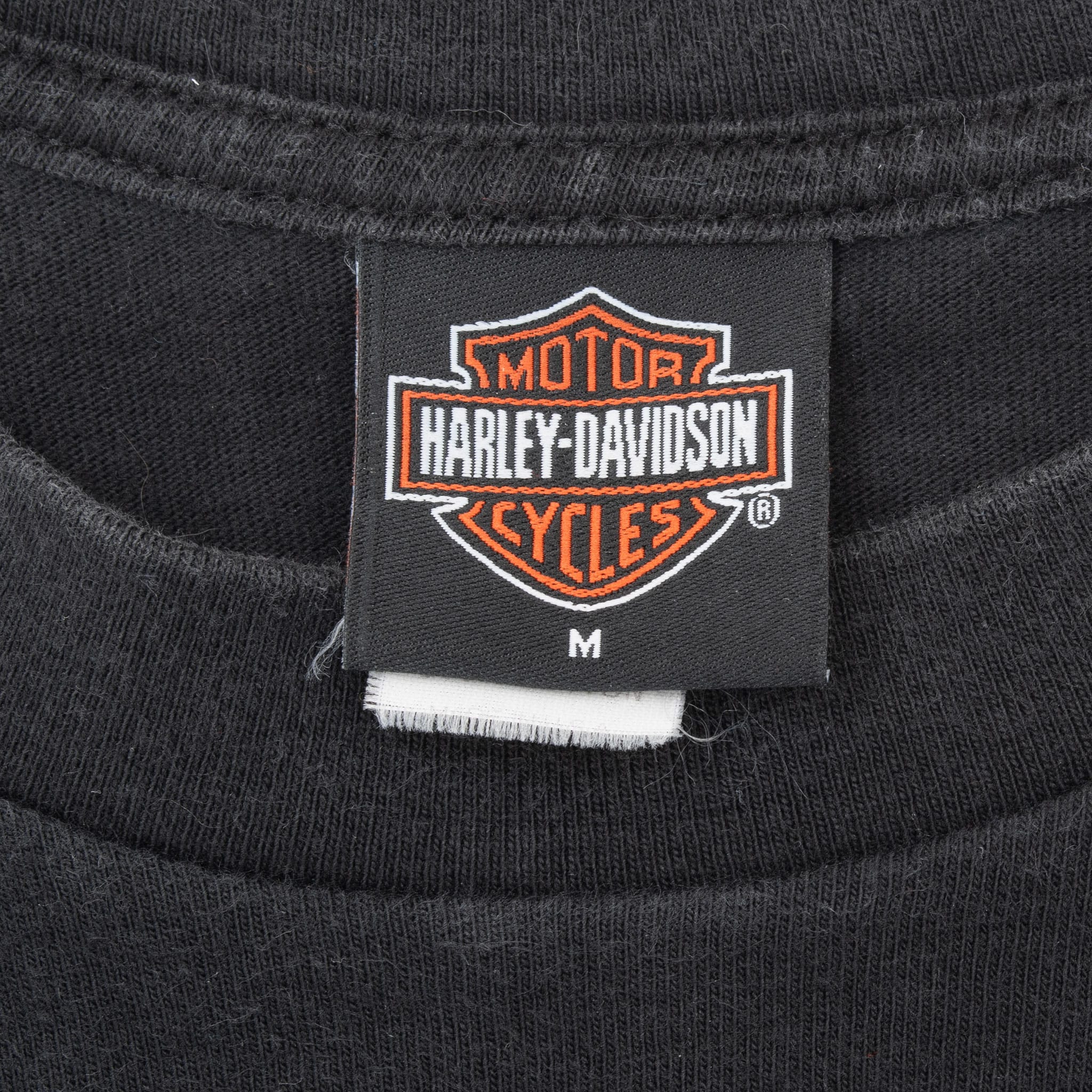 Harley-Davidson Motor Cycles neck tag marked medium