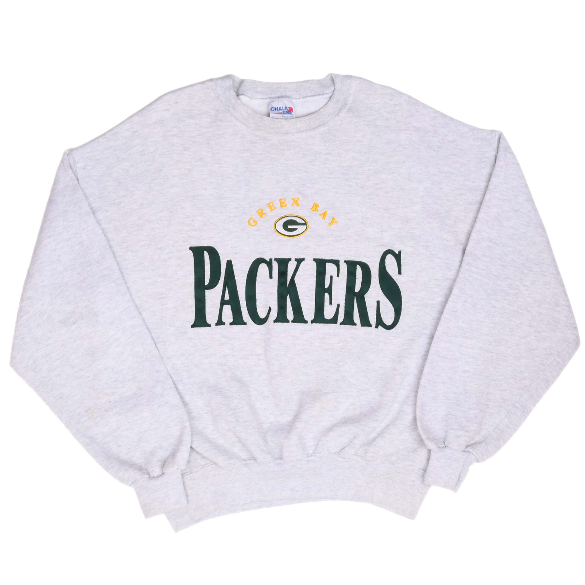 Vintage Nfl Green Bay Packers 1990S Embroidered Sweatshirt Size Large